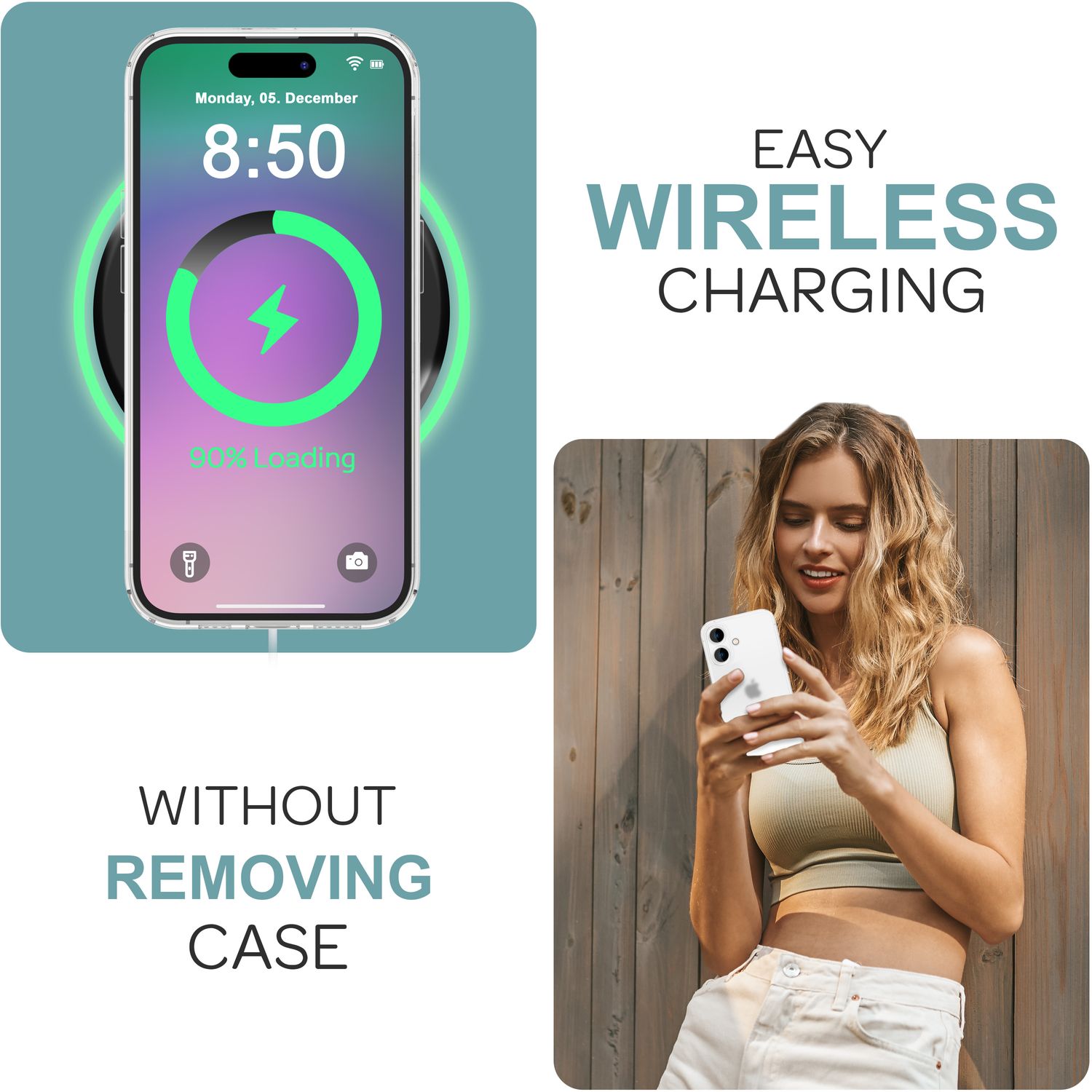 NALIA Extrem Dünne Schutzhülle für iPhone 16, 0,3mm Schlank Ultra Slim Cover Hülle, Semi-Transparente Handyhülle Weiß NALIA SlimFit Hülle