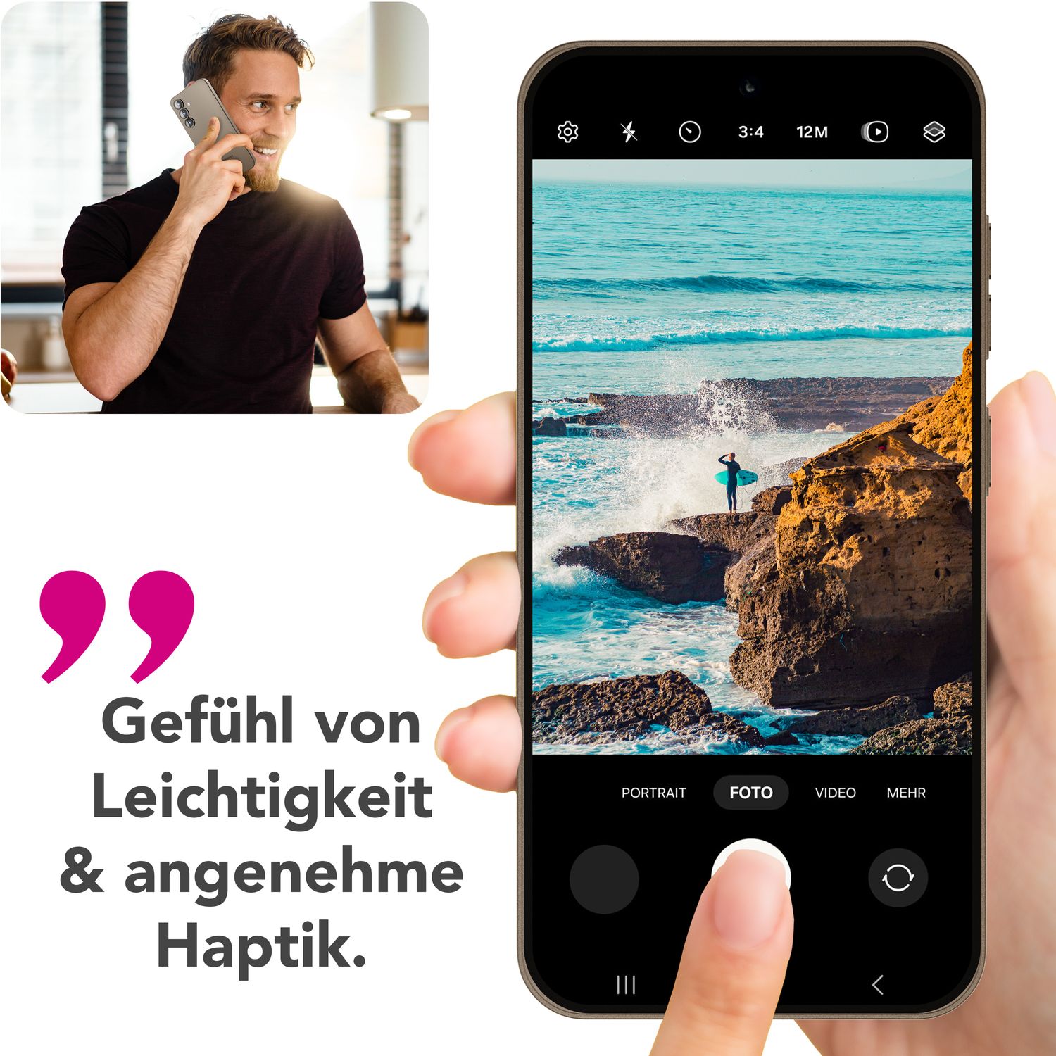 NALIA Phantom für Samsung Galaxy S25 Plus Hülle, Extrem Dünne 0,3mm Schutzhülle, Ultra-Slim Hardcover, Mattierte Handyhülle, Federleicht und Anti-Fingerabdruck