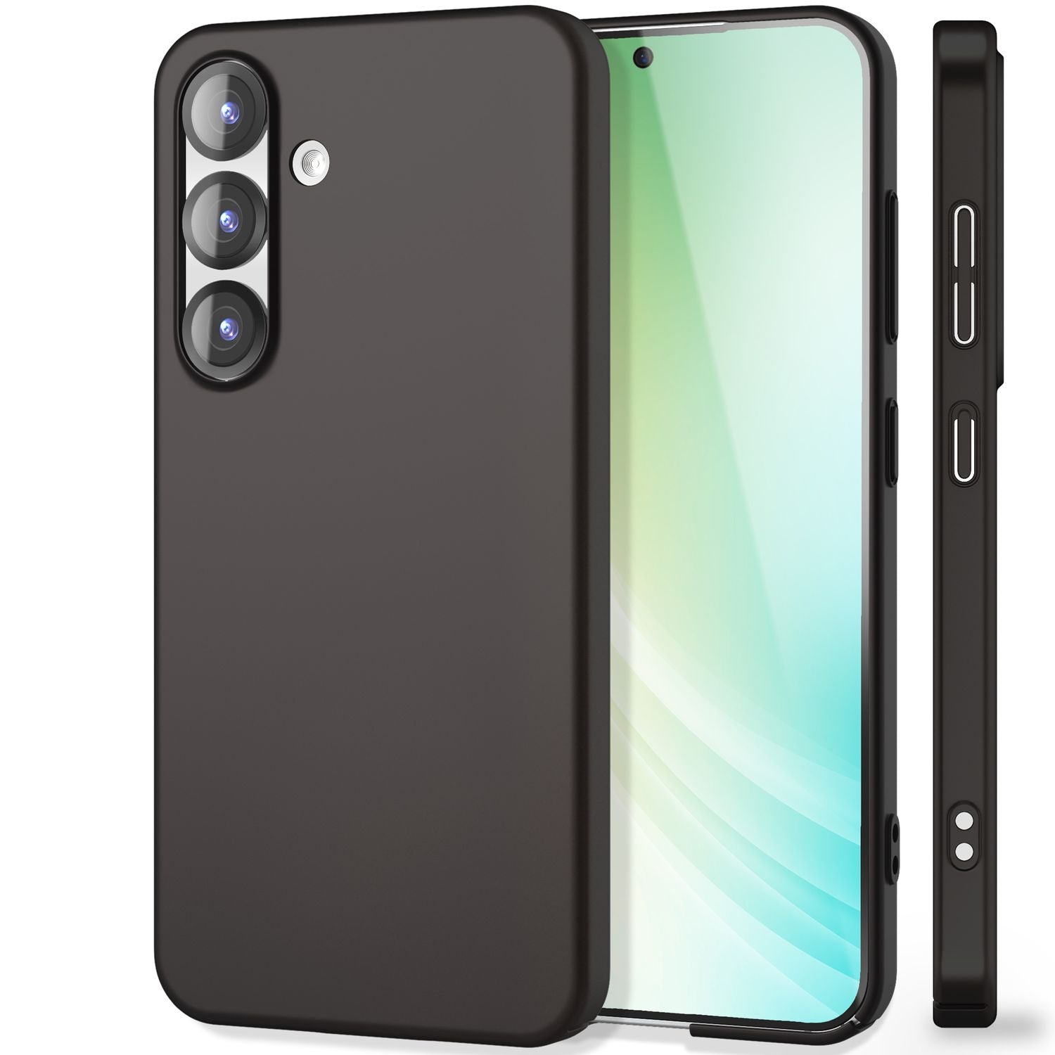 NALIA PureFit für Samsung Galaxy S25 Hülle, Ultradünnes 0,5mm Hardcase im schlanken Design, Mattierte Elegante Leichte Schutzhülle, Ultra Slim Anti-Fingerprint Etui