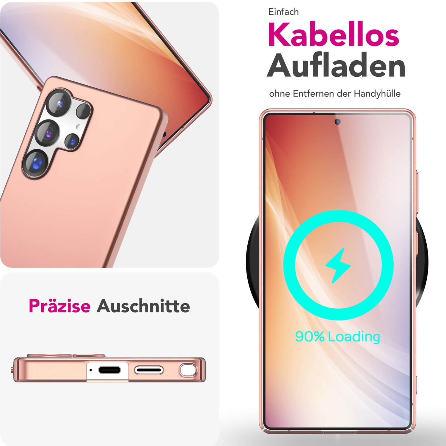 NALIA PureFit für Samsung Galaxy S25 Ultra Hülle, Extra Slim 0,5mm Hardcover, Leichte Dünne Elegante Schutzhülle, Mattierte Fingerabdruck-Resistente Handyhülle