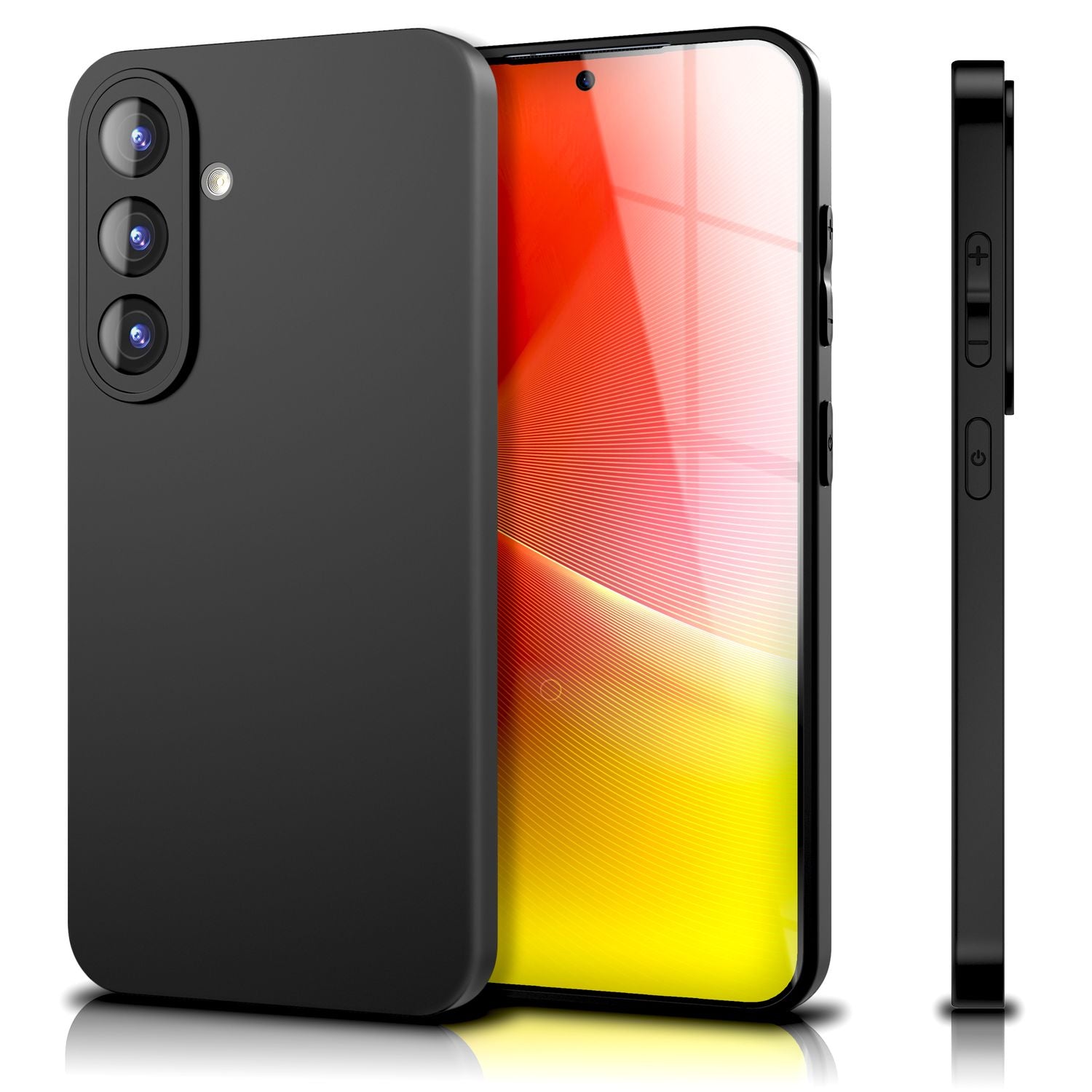 NALIA Strider Hülle für Samsung Galaxy A36 – Schlankes TPU Case 1,28mm, Matte Anti-Fingerprint Oberfläche, Staubgeschützte Tasten, Strapazierfähig, Flexibles Handycover in Schwarz Default Title NALIA SlimFit Hülle