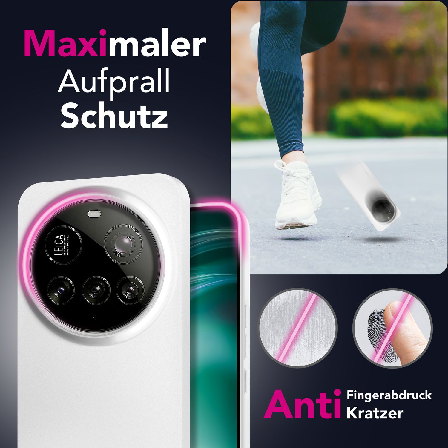 NALIA Phantom Hülle für Xiaomi 15 Ultra – Ultradünnes 0,3mm Hardcase, Mattierte Oberfläche, Anti-Fingerprint, Leichtes Slim Phone Cover, Minimalistische Handyhülle Weiß Transparent NALIA SlimFit Hülle