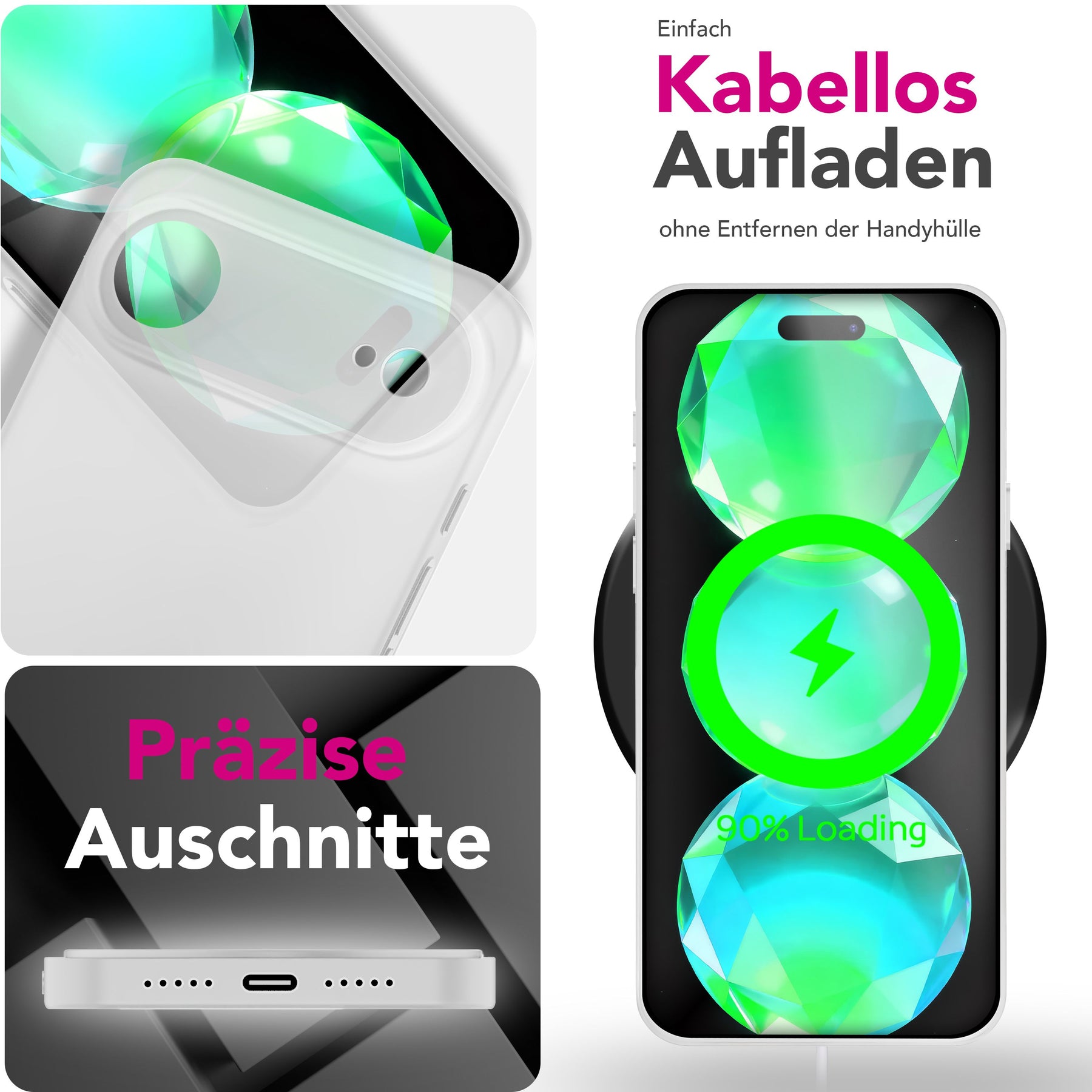 NALIA Ultra Slim Hardcase für iPhone 17 Air – Matt & 0.3mm Dünn – PHANTOM (Dünnes Cover & Kamera-Vollschutz) – Marke aus Berlin Weiß Transparent NALIA SlimFit Hülle