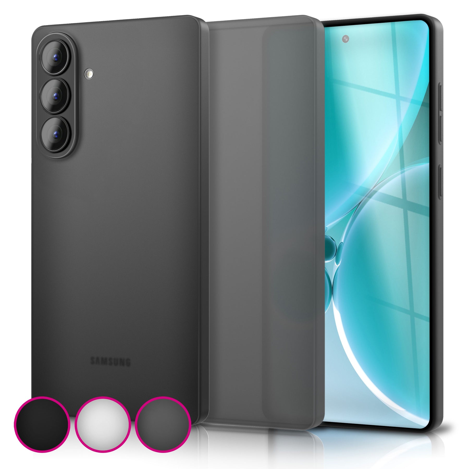 NALIA Ultra Slim Hardcase für Samsung Galaxy S26 Plus – Matt & 0.3mm Dünn – PHANTOM (Dünnes Cover & Kamera-Vollschutz) – Marke aus Berlin Default NALIA SlimFit Hülle