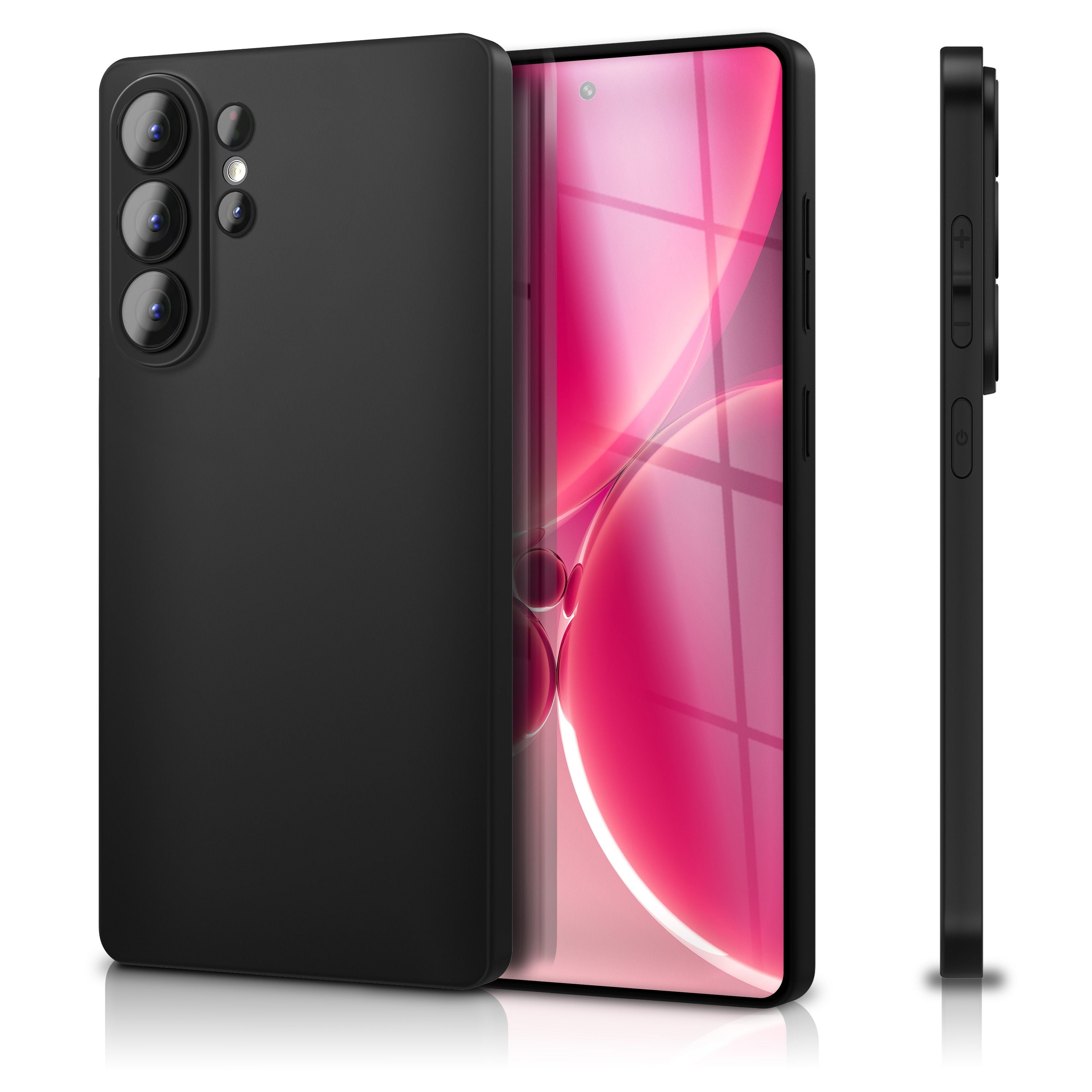 NALIA Ultra Slim Hardcase für Samsung Galaxy S26 Ultra – Matt & 0.3mm Dünn – PHANTOM (Hauchdünnes Cover & Kamera-Vollschutz) – Marke aus Berlin Schwarz Opak NALIA SlimFit Hülle