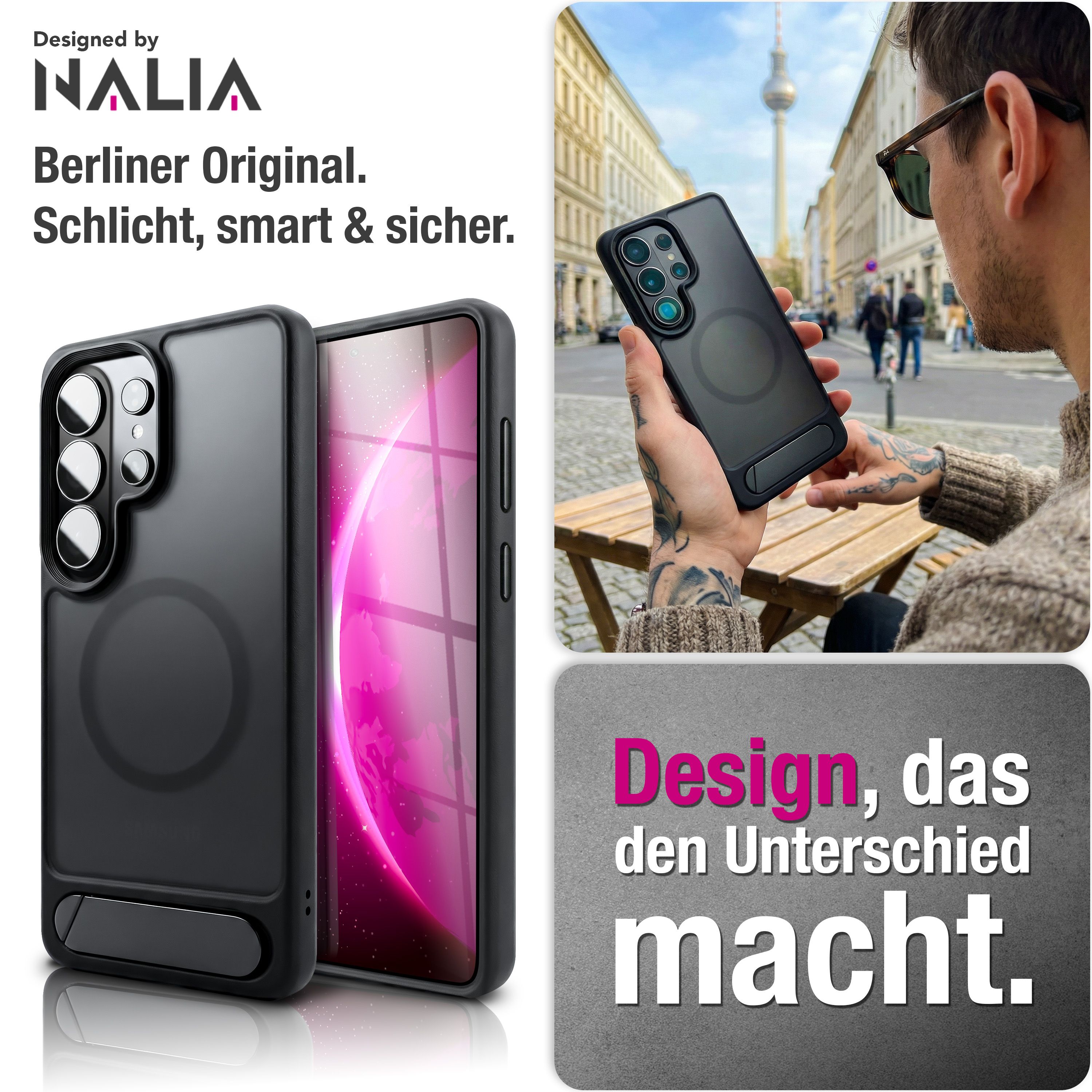 NALIA MagSafe Hülle Samsung Galaxy S26 Ultra Case matt stoßfest Default Title NALIA Protective Hülle