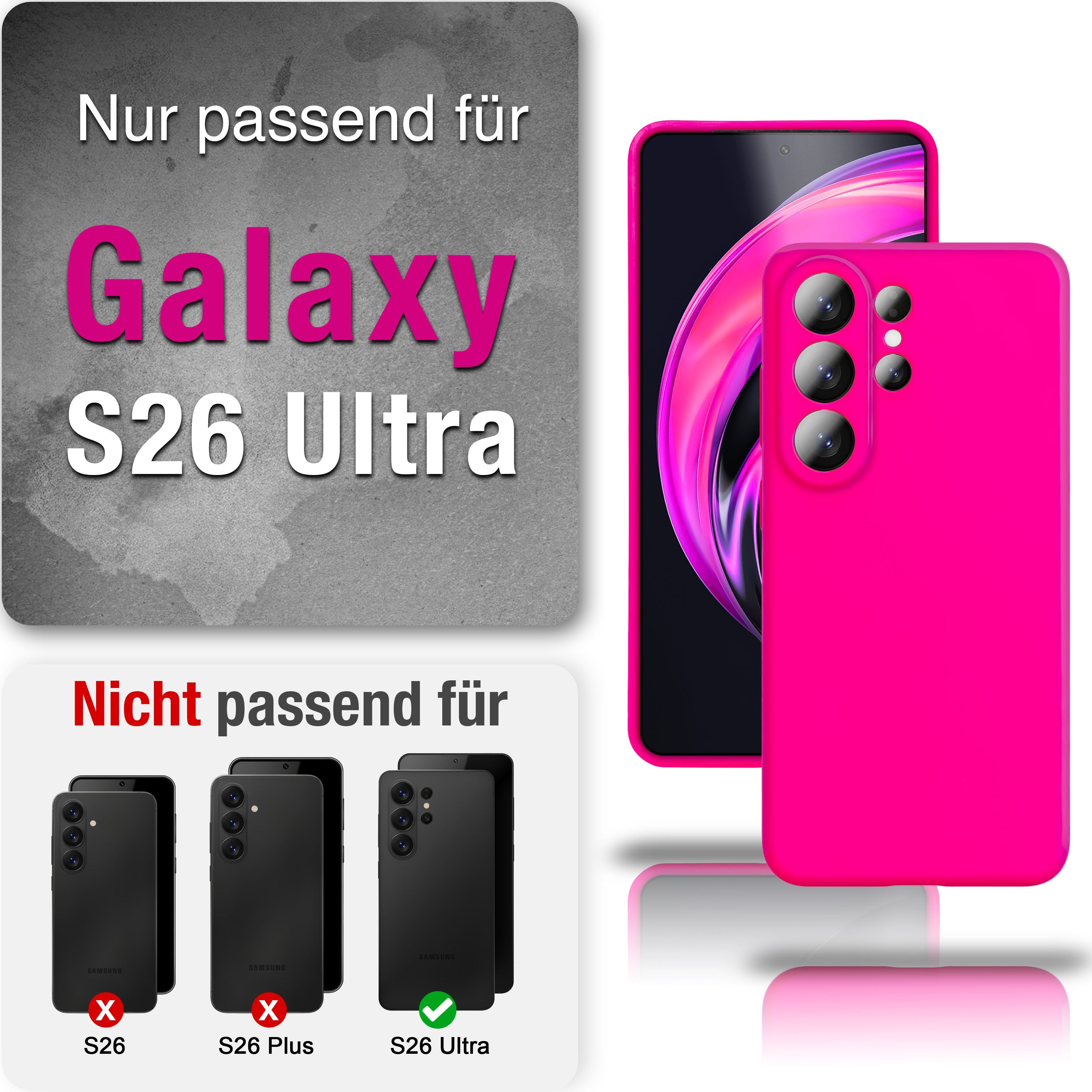 NALIA Silikonhülle Samsung Galaxy S26 Ultra Case samtig griffig Kameraschutz Waldnacht Grün NALIA Protective Hülle