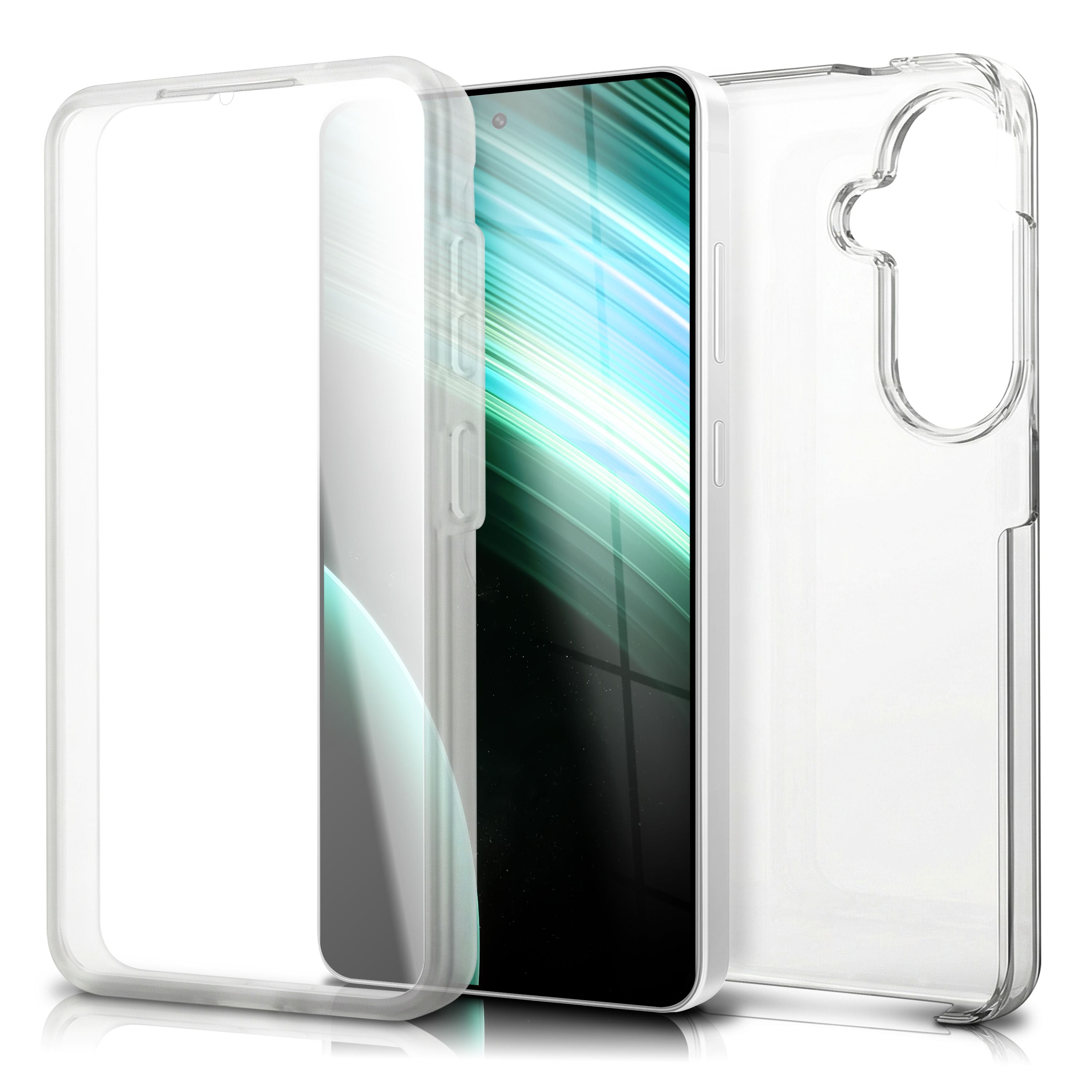 NALIA 360° Hülle Samsung Galaxy A37 Case Komplettschutz stoßfest Default Title NALIA Transparente Hülle