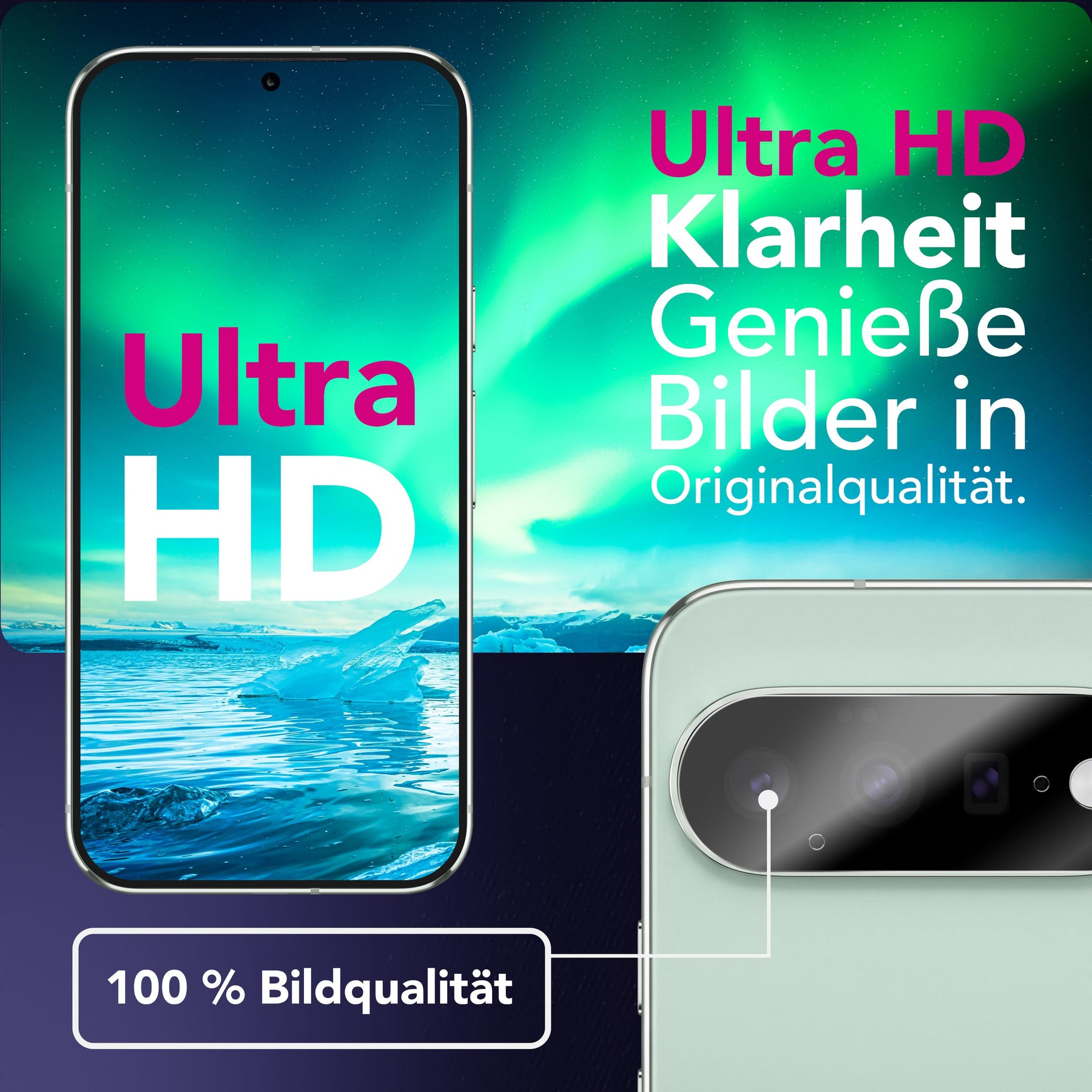 NALIA 2x Kameraschutzglas für Google Pixel 11 Pro XL – Linsenschutz 9H & Case-Friendly – FOCUS.X2 MAX (HD-Echtglas Transparent) – Marke aus Berlin