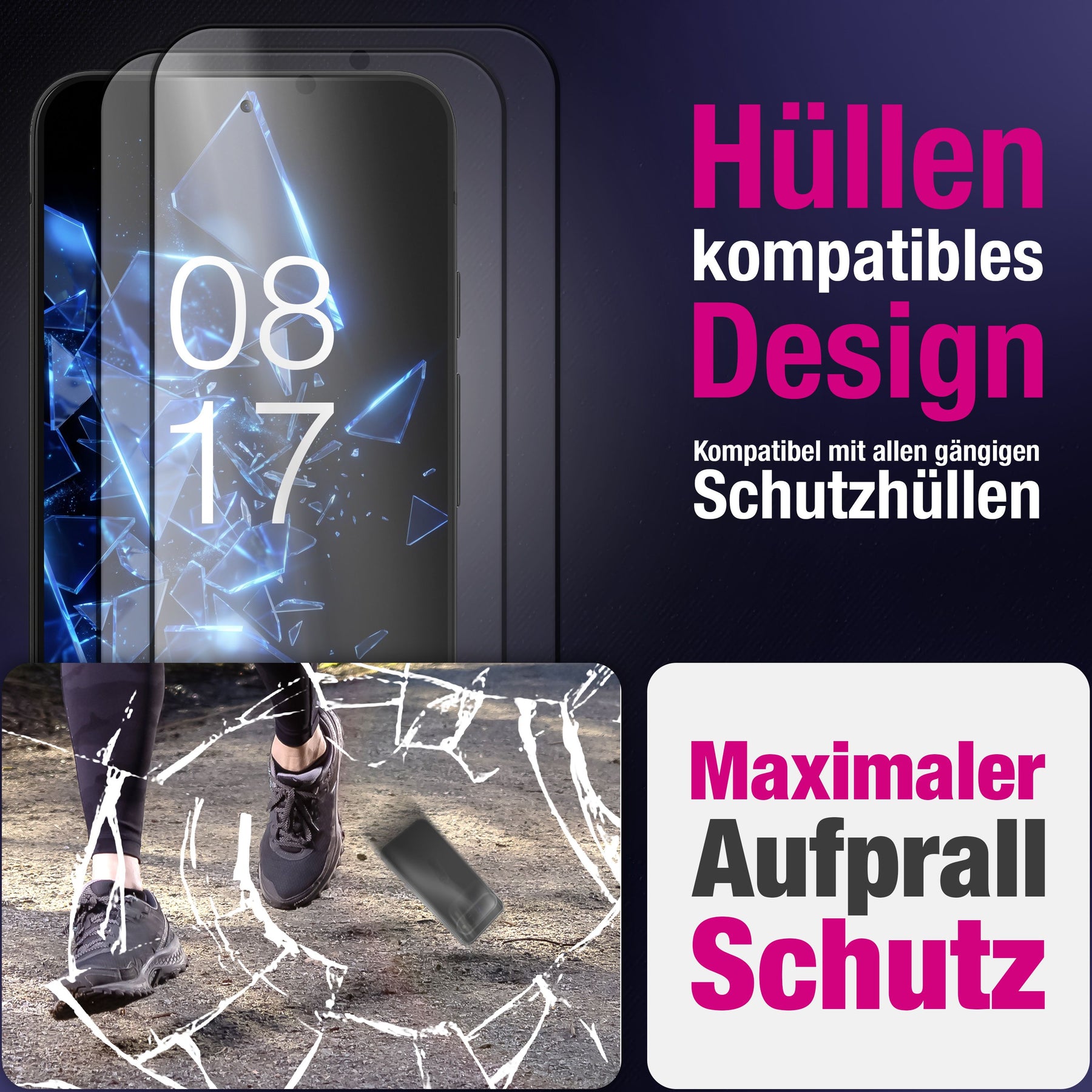 NALIA 2x Schutzglas für Google Pixel 11 / 11 Pro – Full-Screen Schutz 9H & Hüllenfreundlich – ARMORGLASSX (Display Glasfolie Transparent & 9H Härte) – Marke aus Berlin