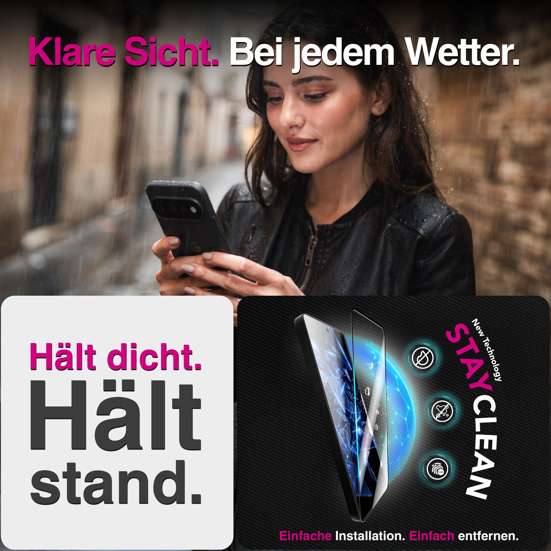 NALIA 2x Schutzglas für Google Pixel 11 / 11 Pro – Full-Screen Schutz 9H & Hüllenfreundlich – ARMORGLASSX (Display Glasfolie Transparent & 9H Härte) – Marke aus Berlin
