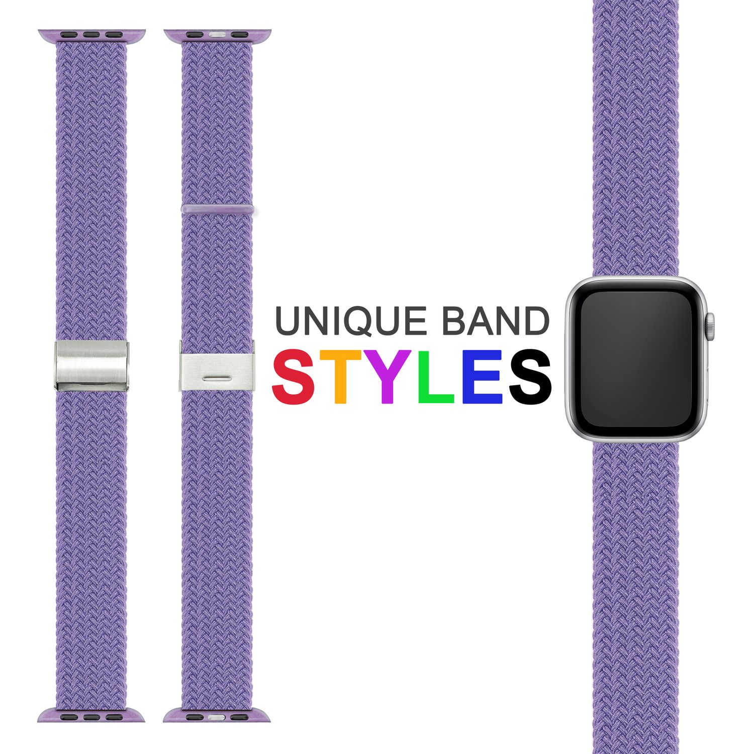 Armband für Apple Watch SE/8/7/6/5/4/3/2/1, 38/40/41mm Geflochten