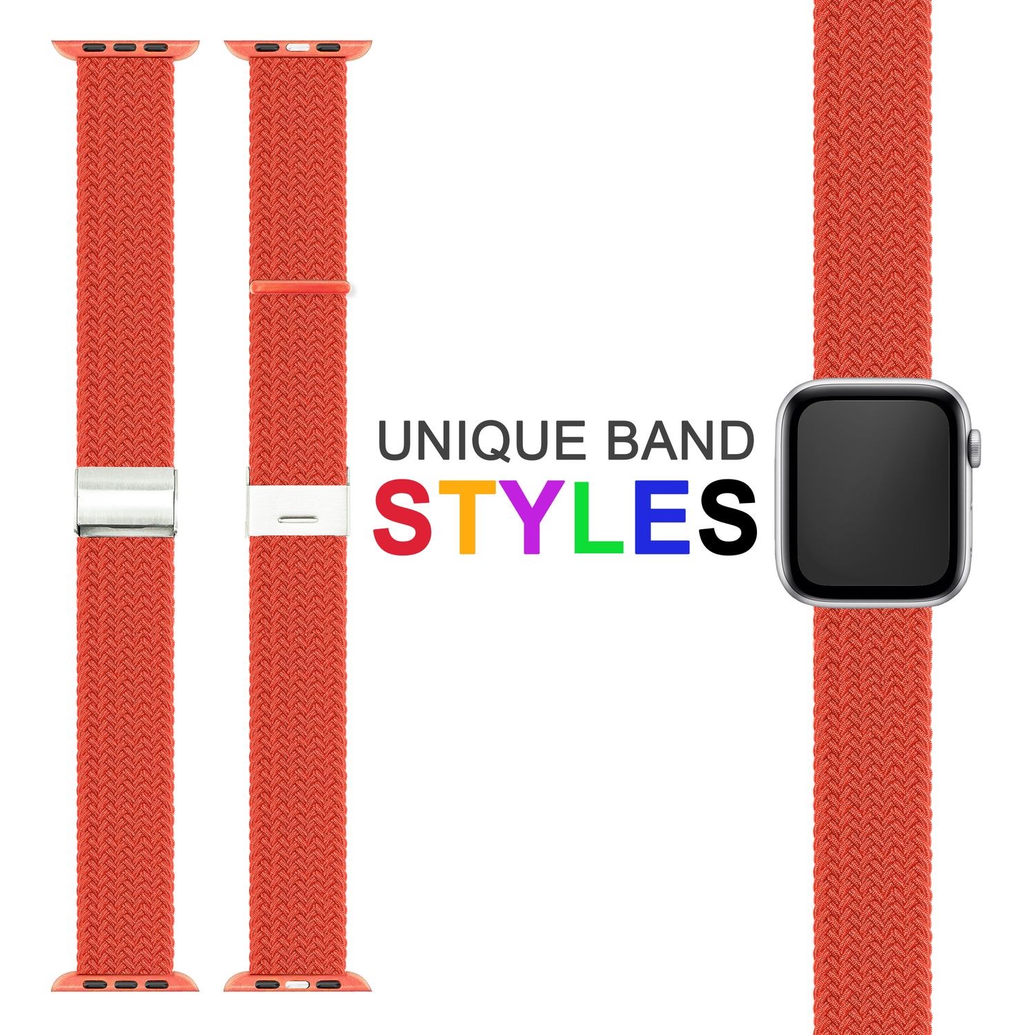 Armband für Apple Watch Ultra/SE/8/7/6/5/4/3/2/1, 42/44/45/49mm Geflochten