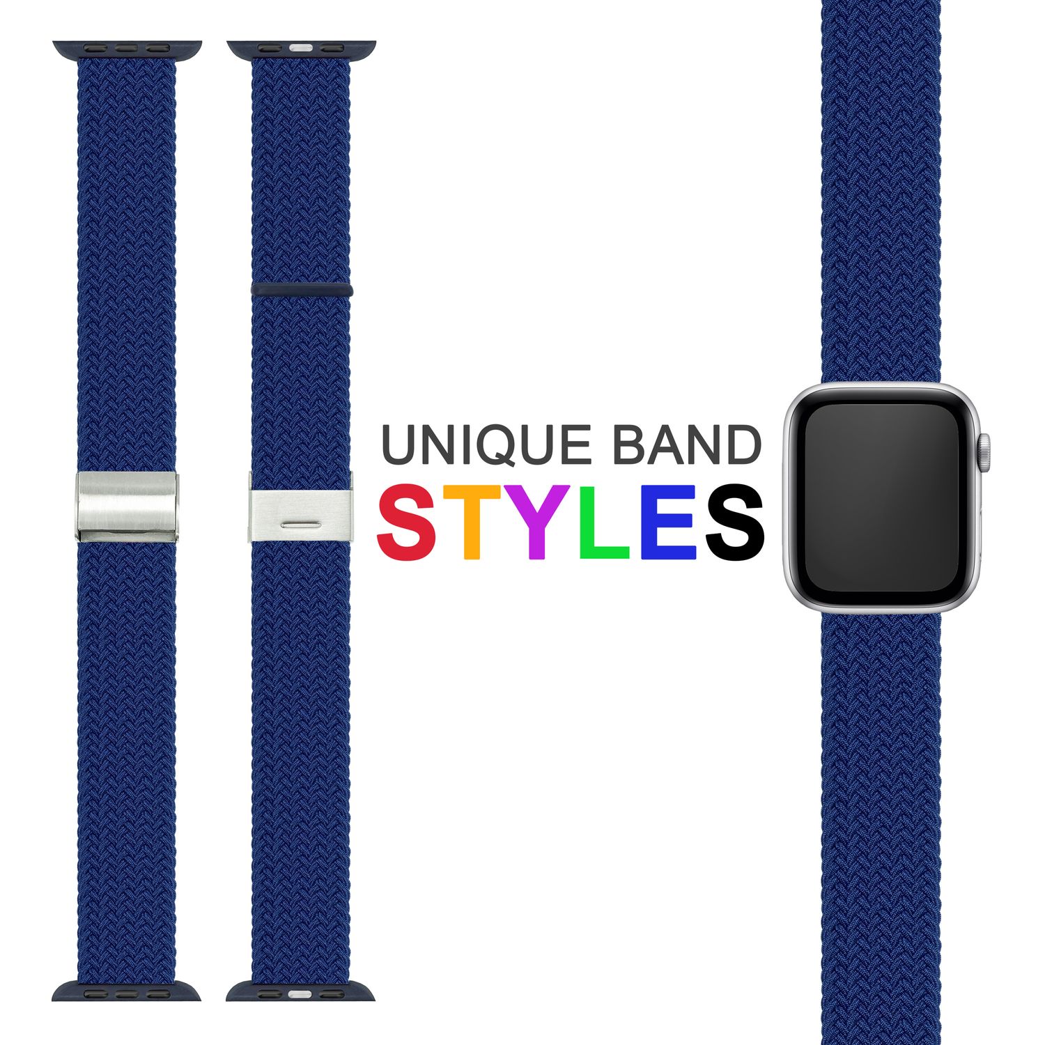 Armband für Apple Watch Ultra/SE/8/7/6/5/4/3/2/1, 42/44/45/49mm Geflochten