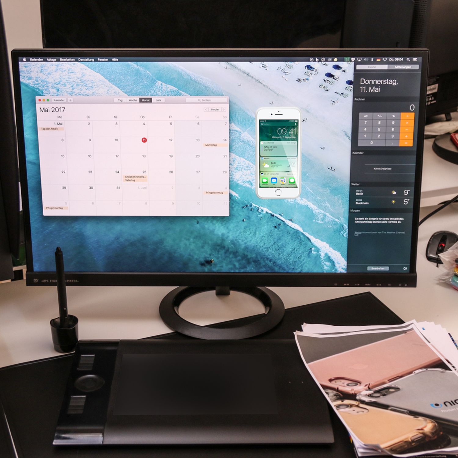 Apple iPhone 6 6S Anti Gravity Case Hülle von NALIA, Selbstklebendes Handy Cover Schwarz NALIA