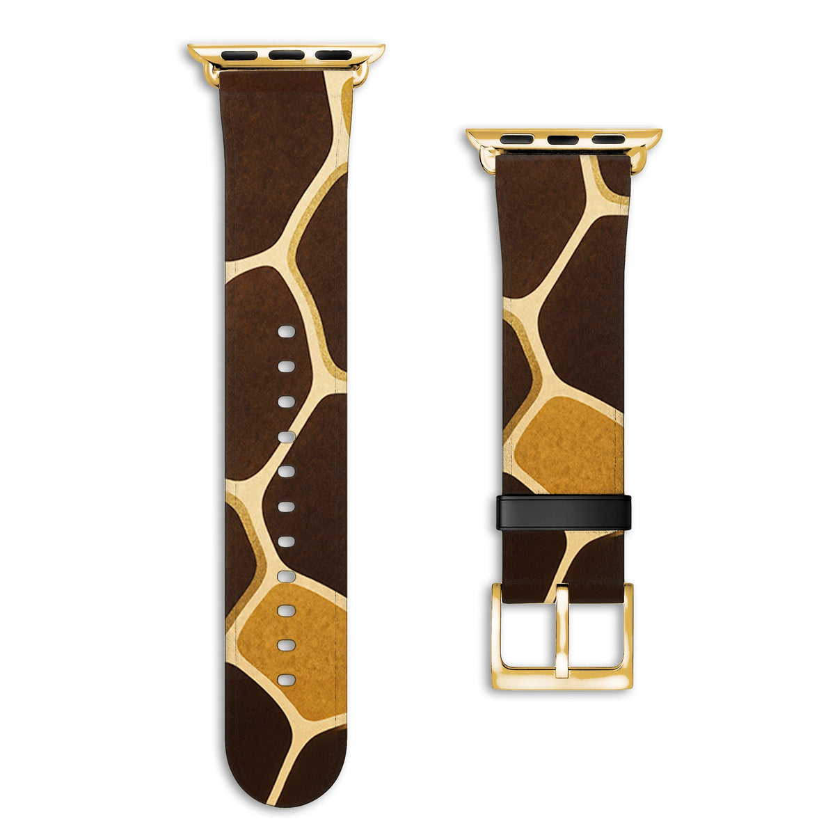 Gigi - Apple Watch Armband 38/40/41/42mm 38 40 41 42mm Matt Gold NALIA Kunstleder Armband