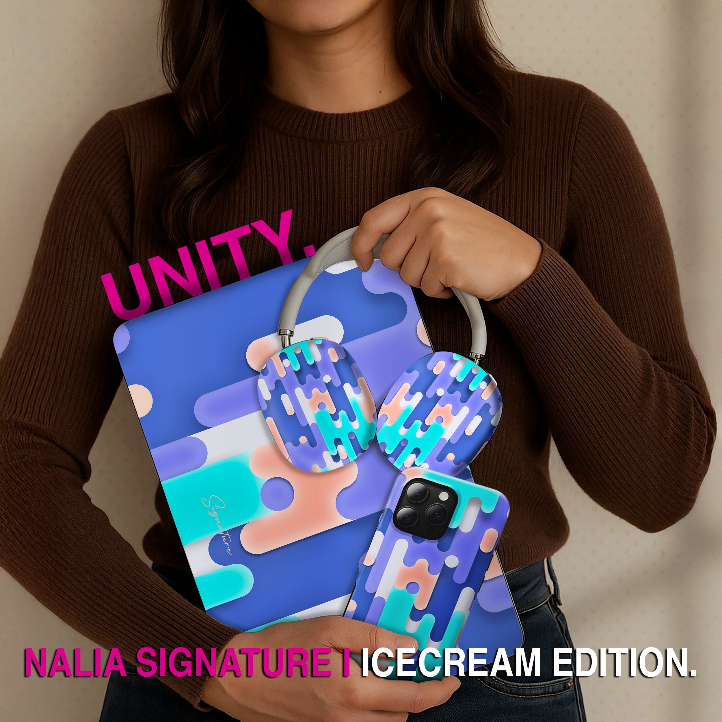 Icecream - iPad Air 13 (8th Gen) Hülle NALIA Protective Hülle