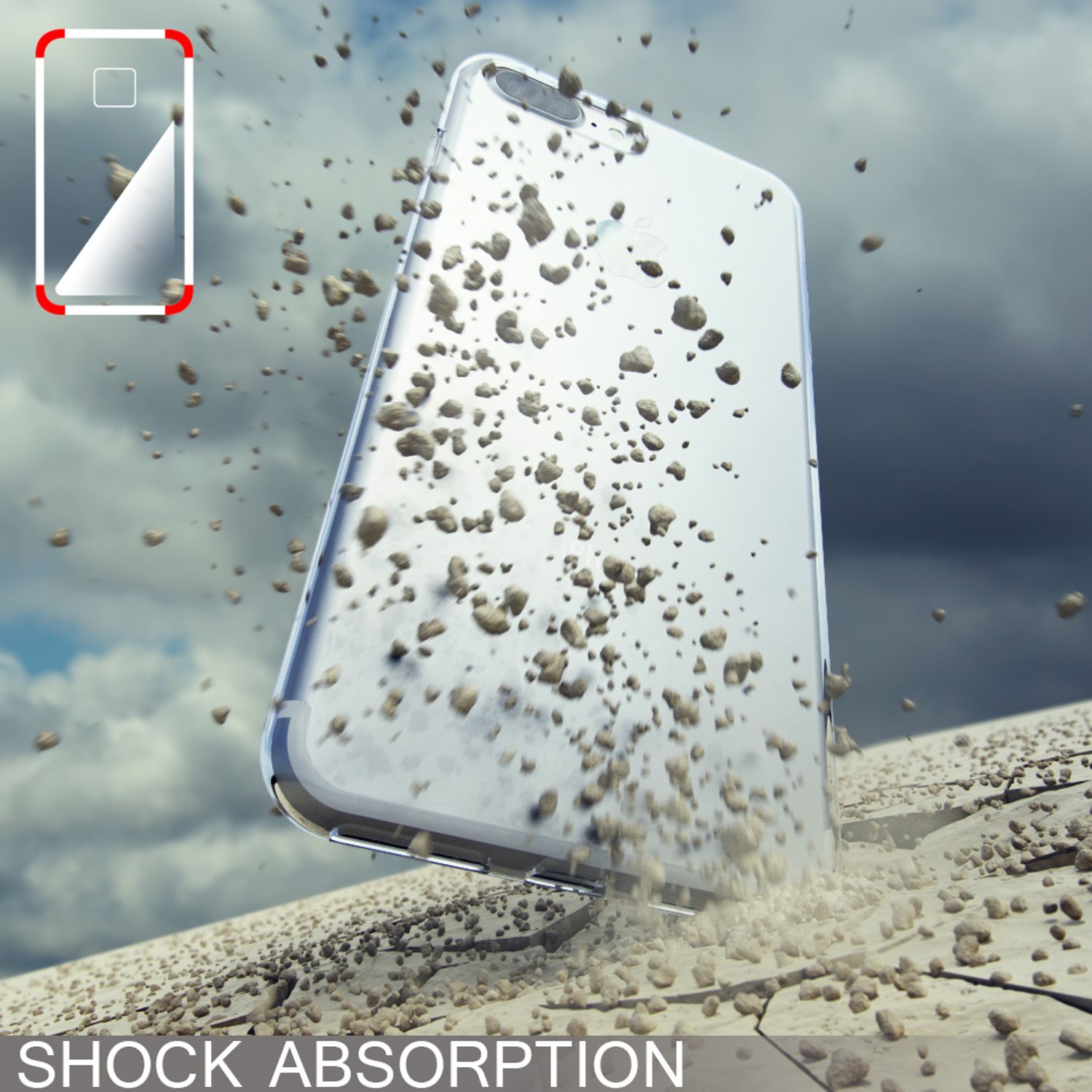 iPhone 8 Plus / 7 Plus Hülle Handyhülle von NALIA, Silikon Case Cover Bumper