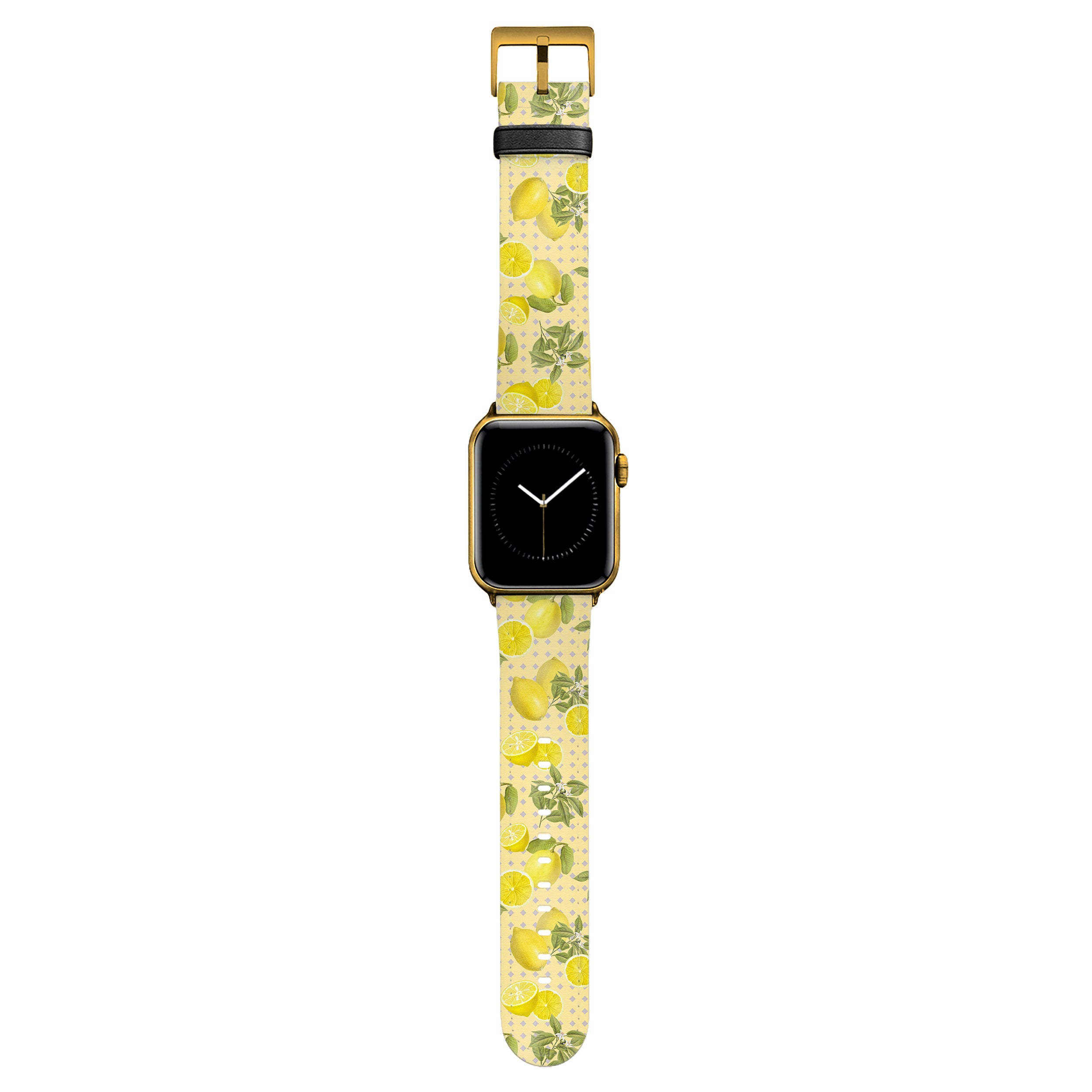 Limona - Apple Watch Armband 44-49mm & 42 (Serie 1-3) 44-49mm & 42 (Serie 1-3) Matt Gold NALIA Kunstleder Armband