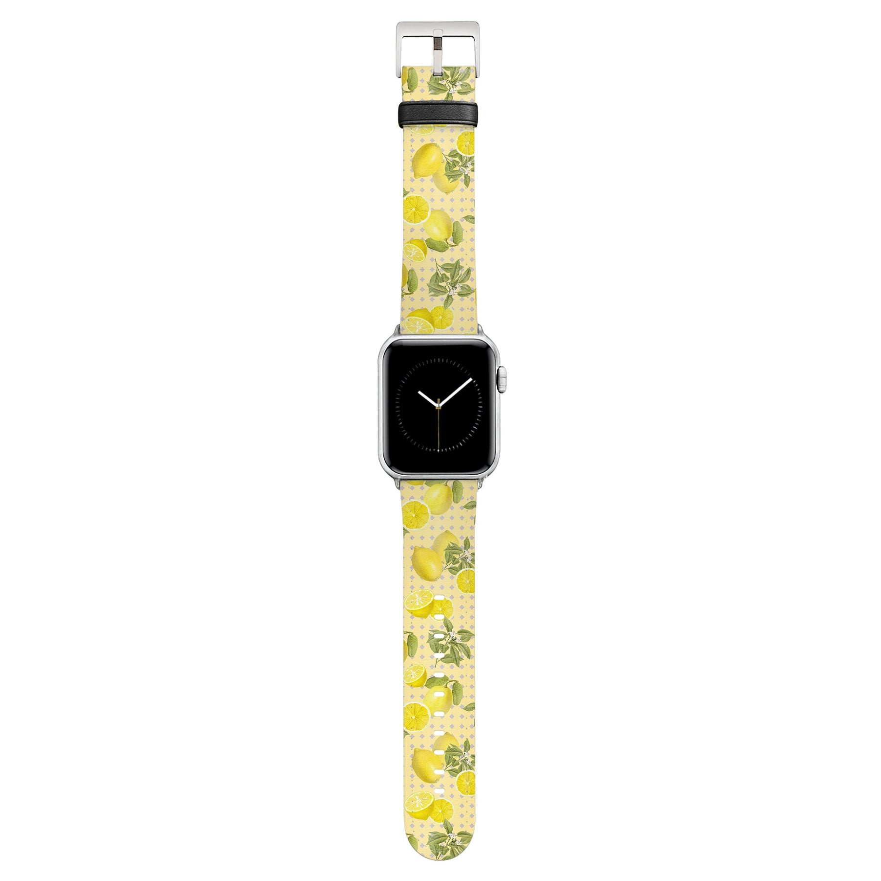 Limona - Apple Watch Armband 44-49mm & 42 (Serie 1-3) 44-49mm & 42 (Serie 1-3) Matt Silber NALIA Kunstleder Armband