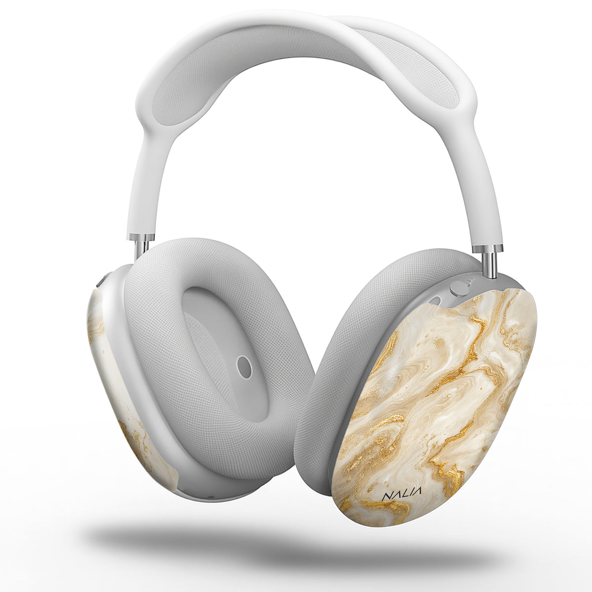 Aurea AirPods Max Hülle mit Marmoroptik, schräg