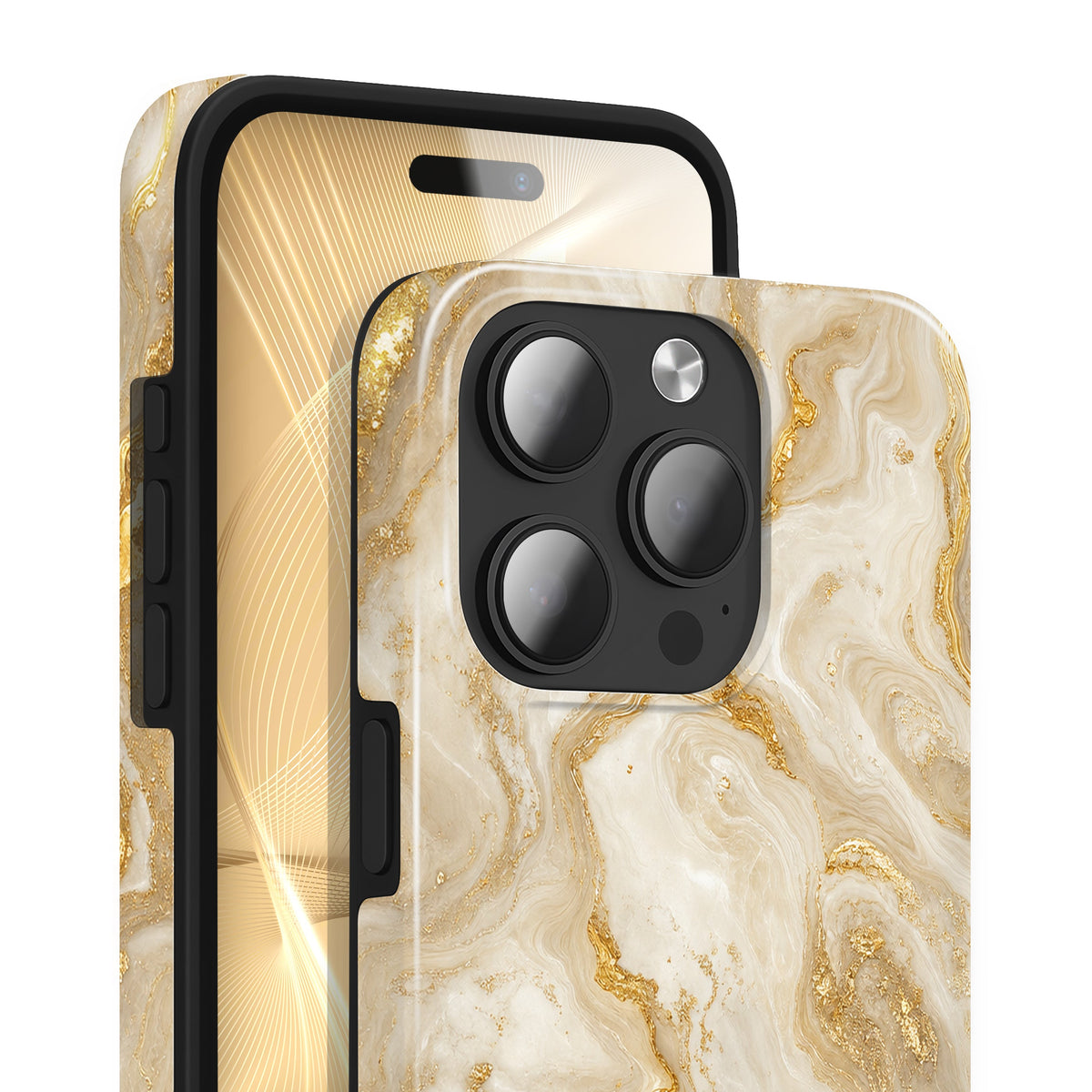 Aurea - iPhone 15 Pro Hülle NALIA Protective Hülle