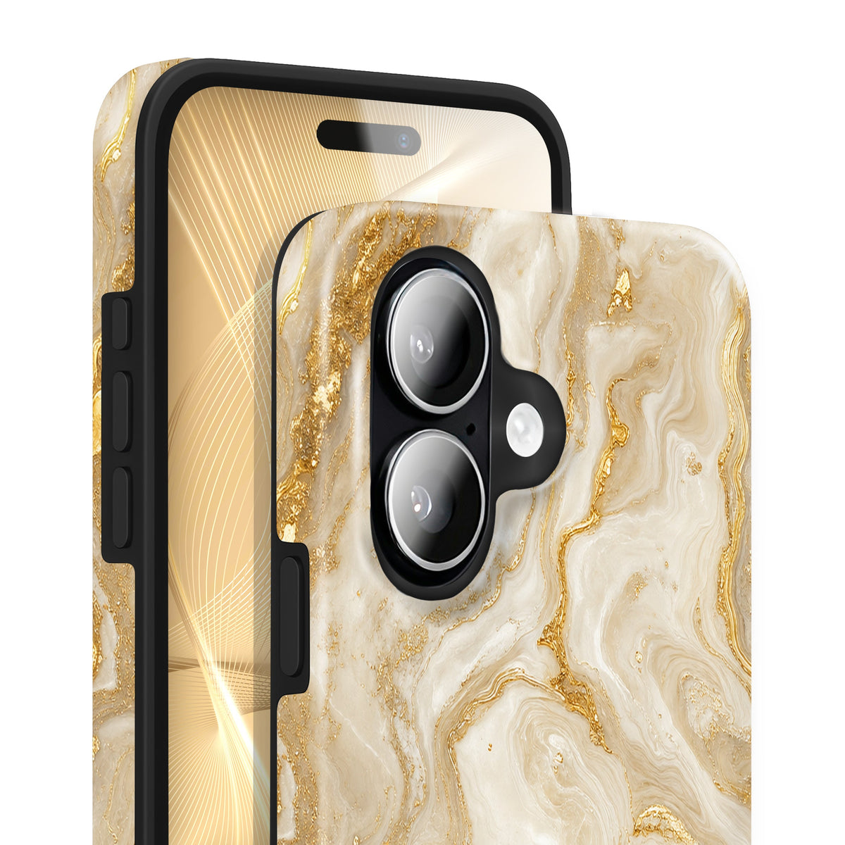 Aurea - iPhone 16 Plus Hülle NALIA Protective Hülle