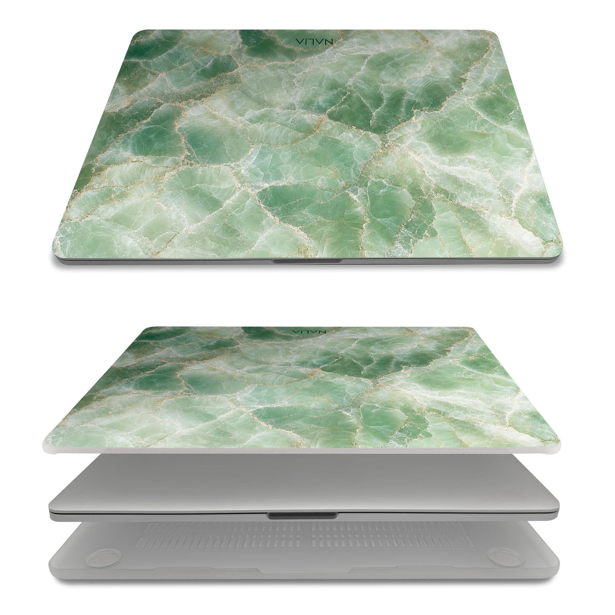 Giada MacBook Pro 14.2 Hülle mit Marmoroptik, Ober- und Unterschale