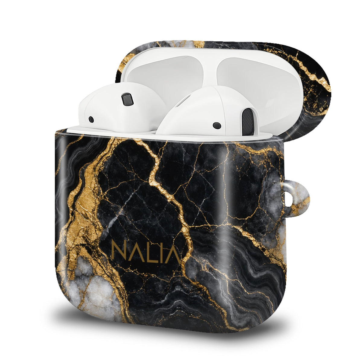 Obsidian - AirPods 4 Hülle NALIA Protective Hülle