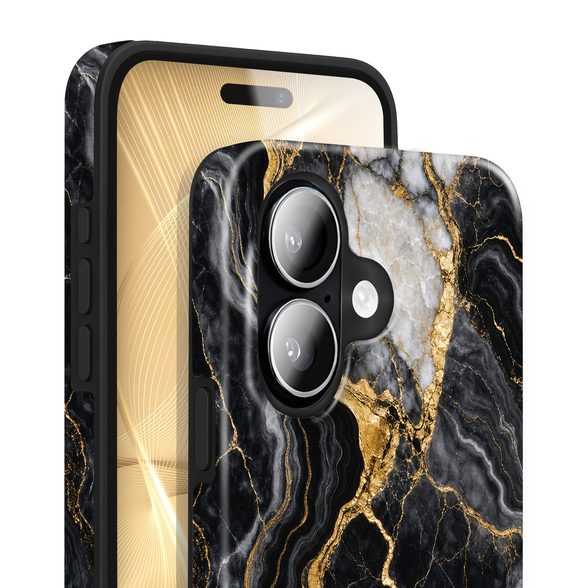 Obsidian - iPhone 16 Plus Hülle NALIA Protective Hülle
