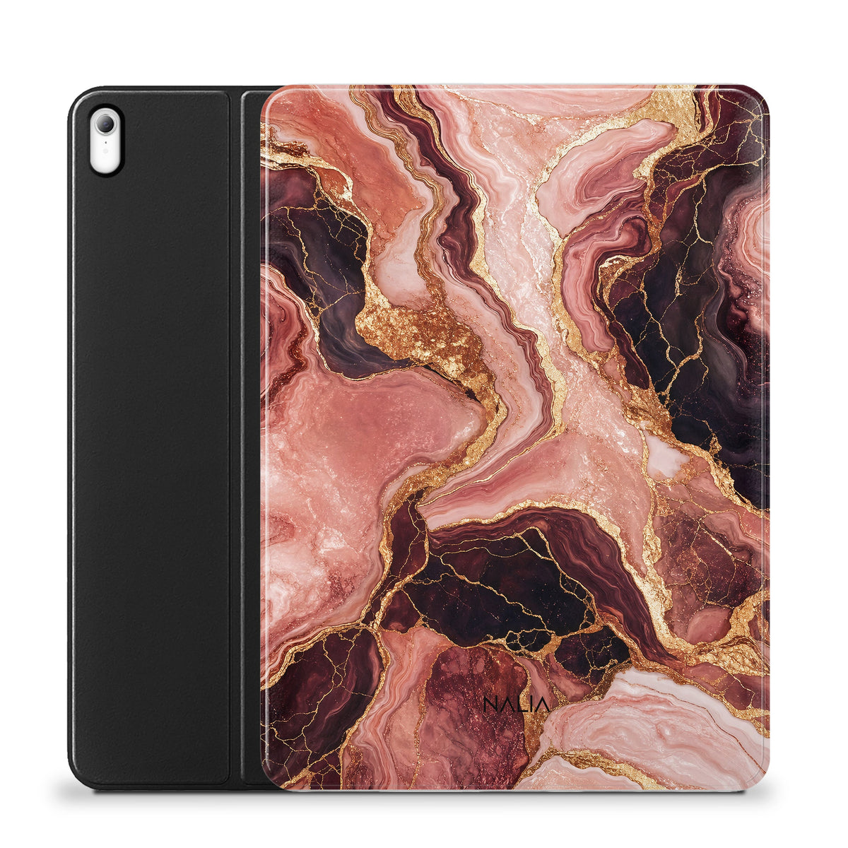 Rosenquarz - iPad Air (5th/4th Generation) Hülle NALIA Protective Hülle