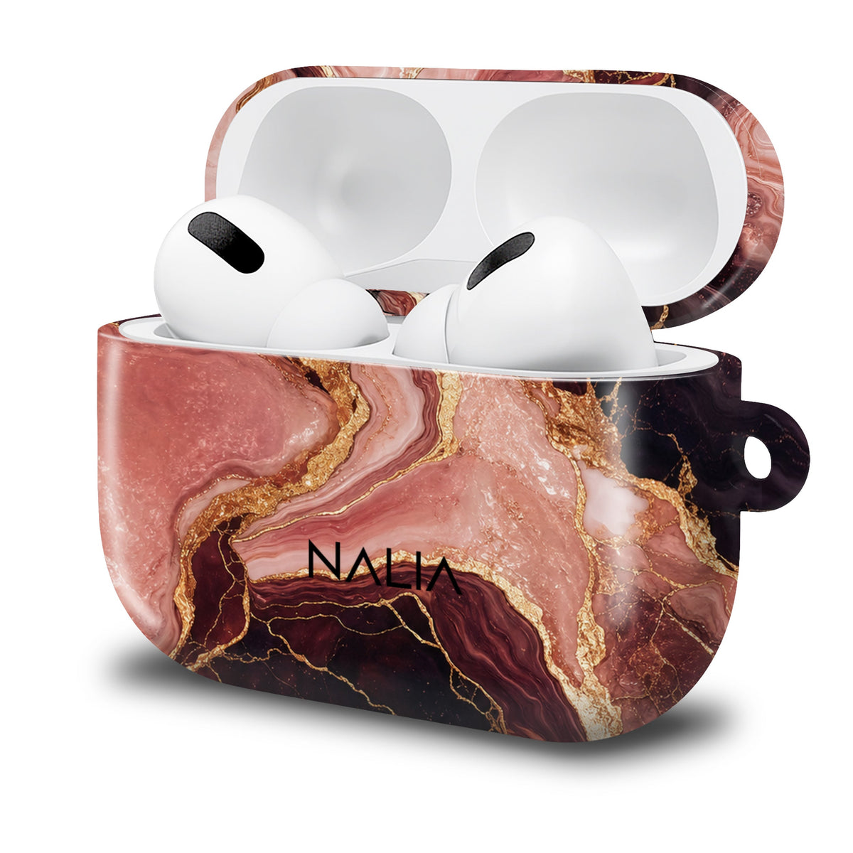 Rosenquarz - AirPods Pro 2 Hülle NALIA Protective Hülle