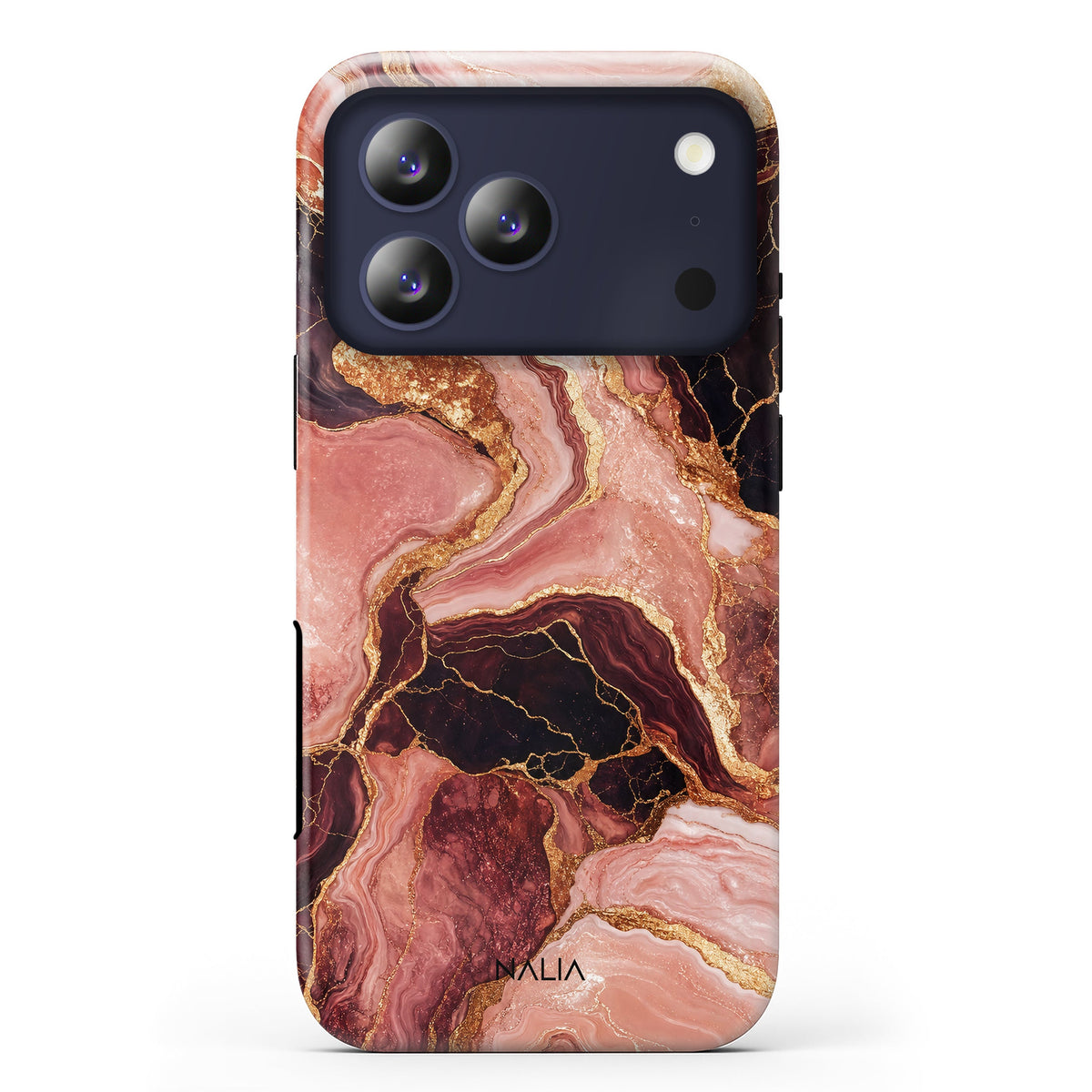 Rosenquarz - iPhone 18 Pro Max Hülle NALIA Protective Hülle