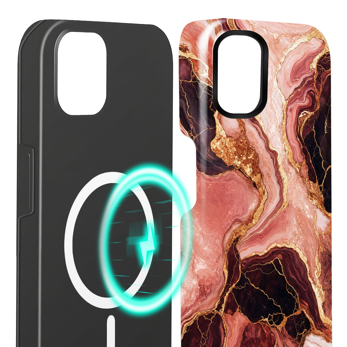 Rosenquarz - iPhone 12 Mini Hülle NALIA Protective Hülle