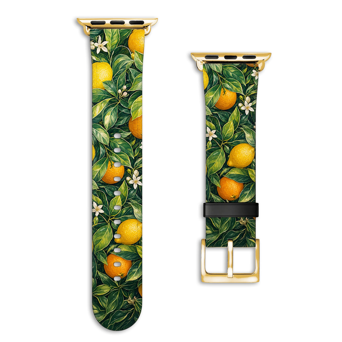 Clementine - Apple Watch Armband 38/40/41/42mm 38 40 41 42mm Matt Gold NALIA Kunstleder Armband