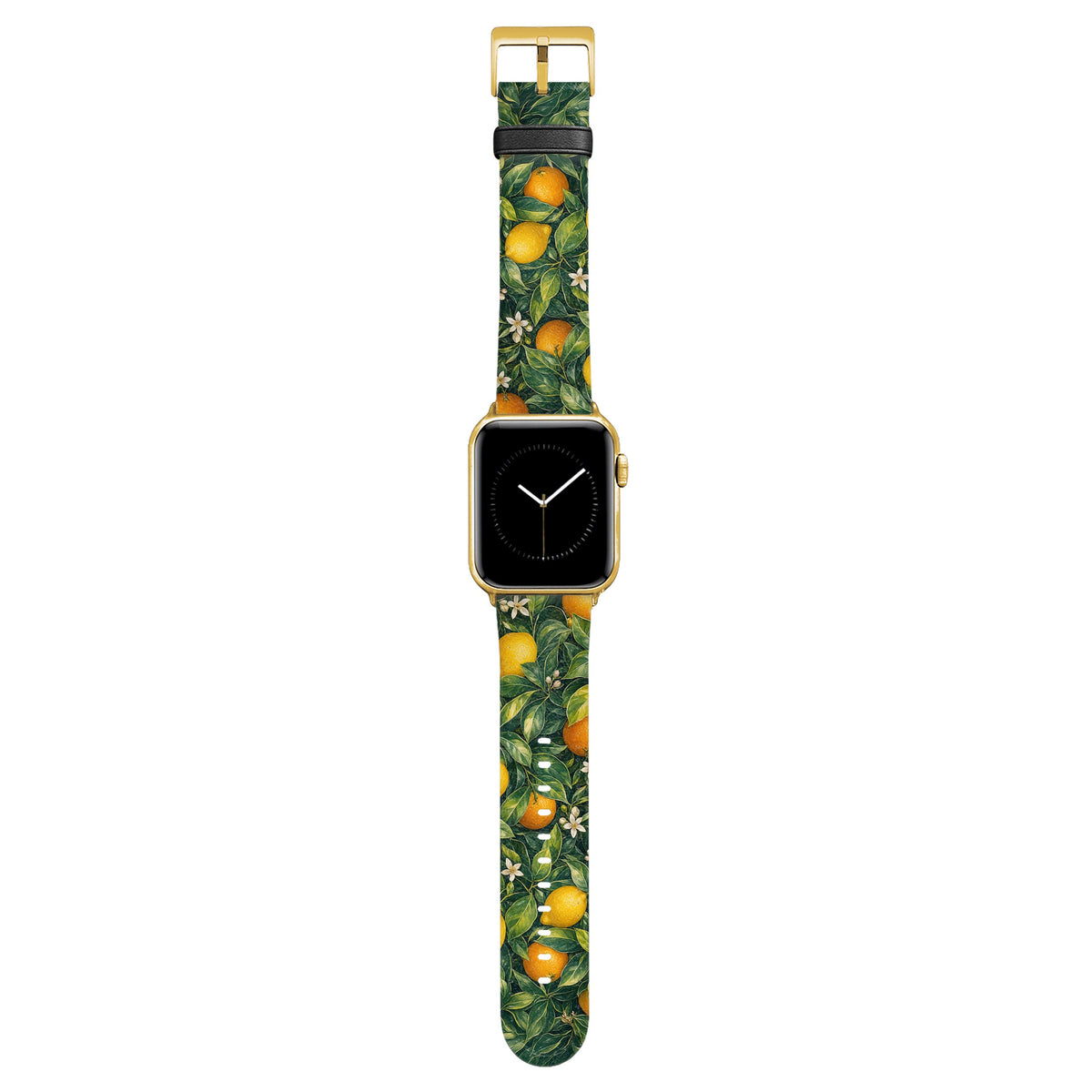 Clementine - Apple Watch Armband 38/40/41/42mm 38 40 41 42mm Matt Gold NALIA Kunstleder Armband