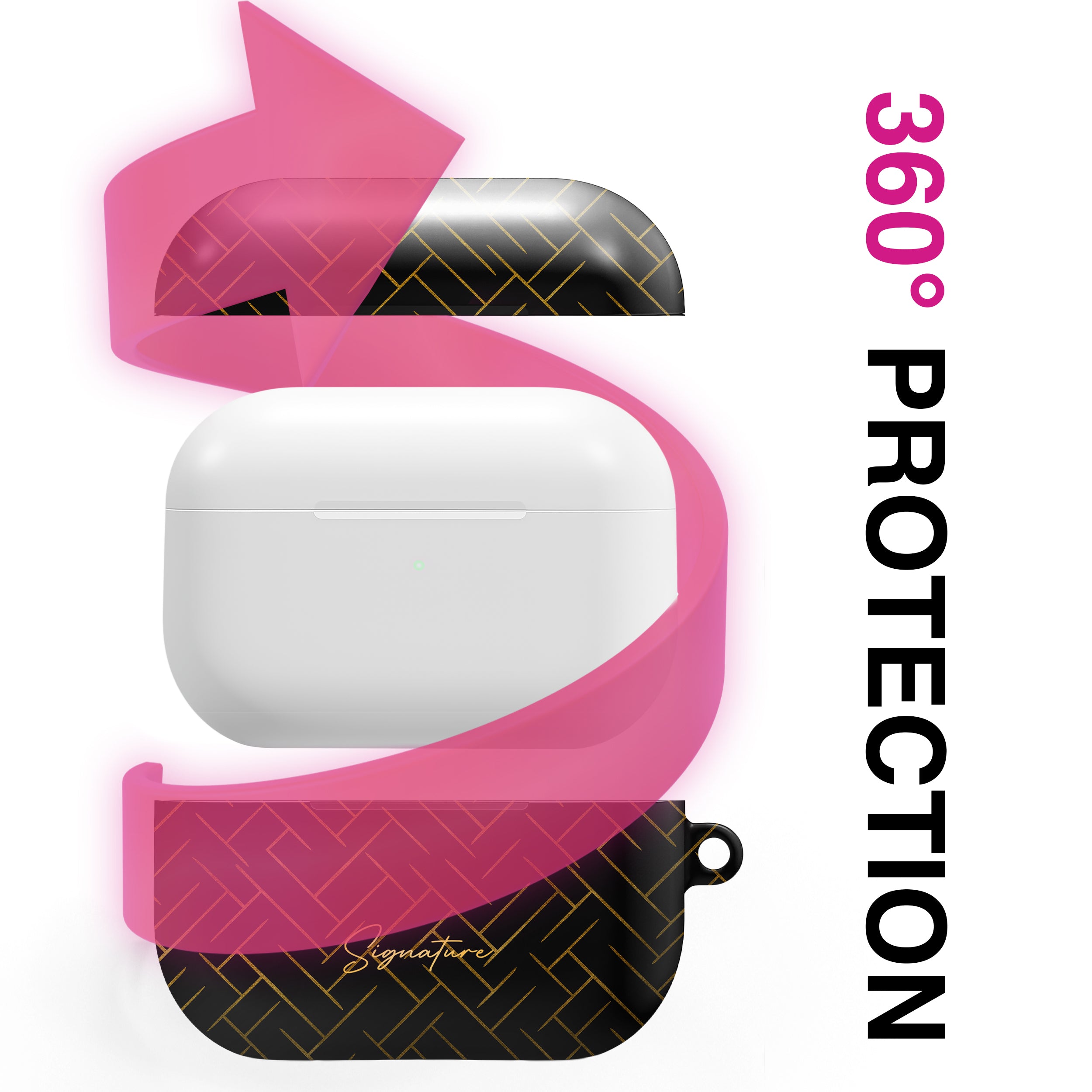 Noir - AirPods Pro 2 Hülle NALIA Tech Accessories