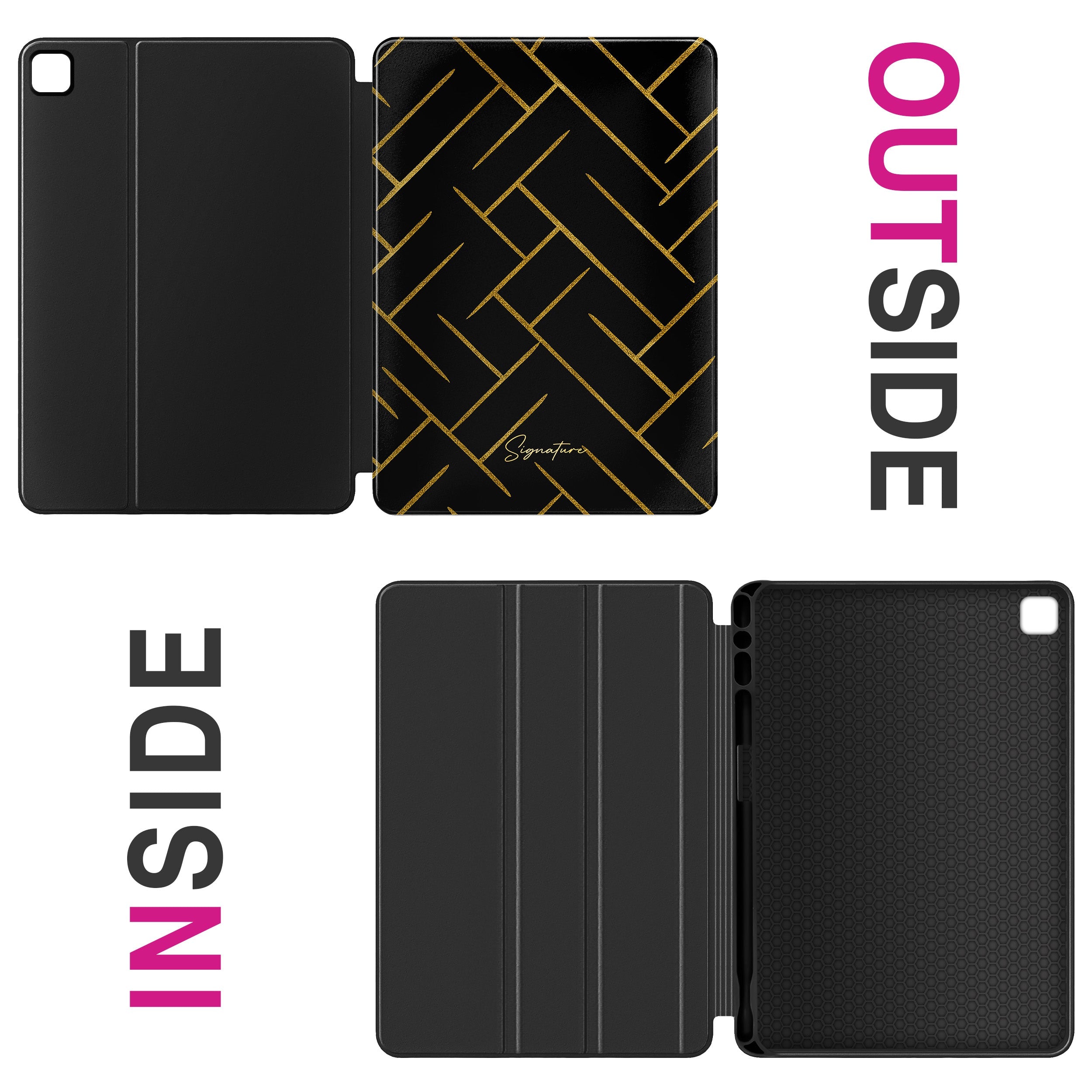 Noir - iPad Pro 11 (8th Gen) Hülle NALIA Protective Hülle