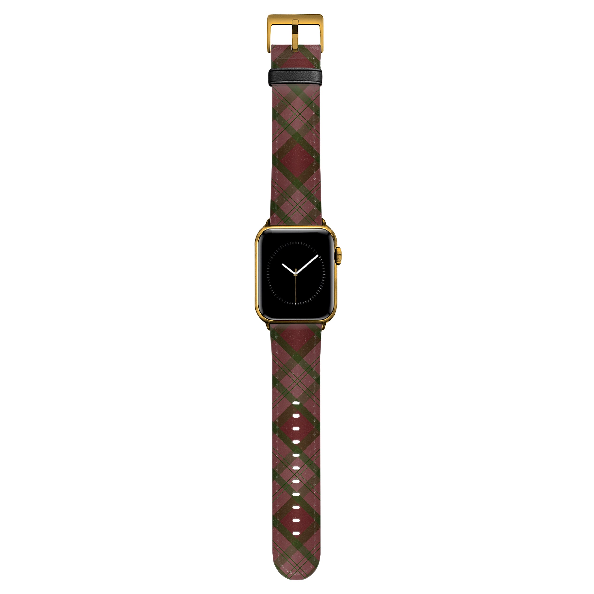 Oxford - Apple Watch Armband 44-49mm & 42 (Serie 1-3) 44-49mm & 42 (Serie 1-3) Gold Matte NALIA Kunstleder Armband