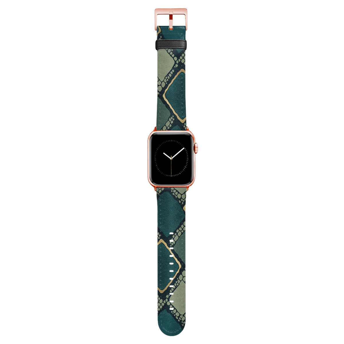 Mamba - Apple Watch Armband 38/40/41/42mm 38 40 41 42mm Matt Rose Gold NALIA Kunstleder Armband