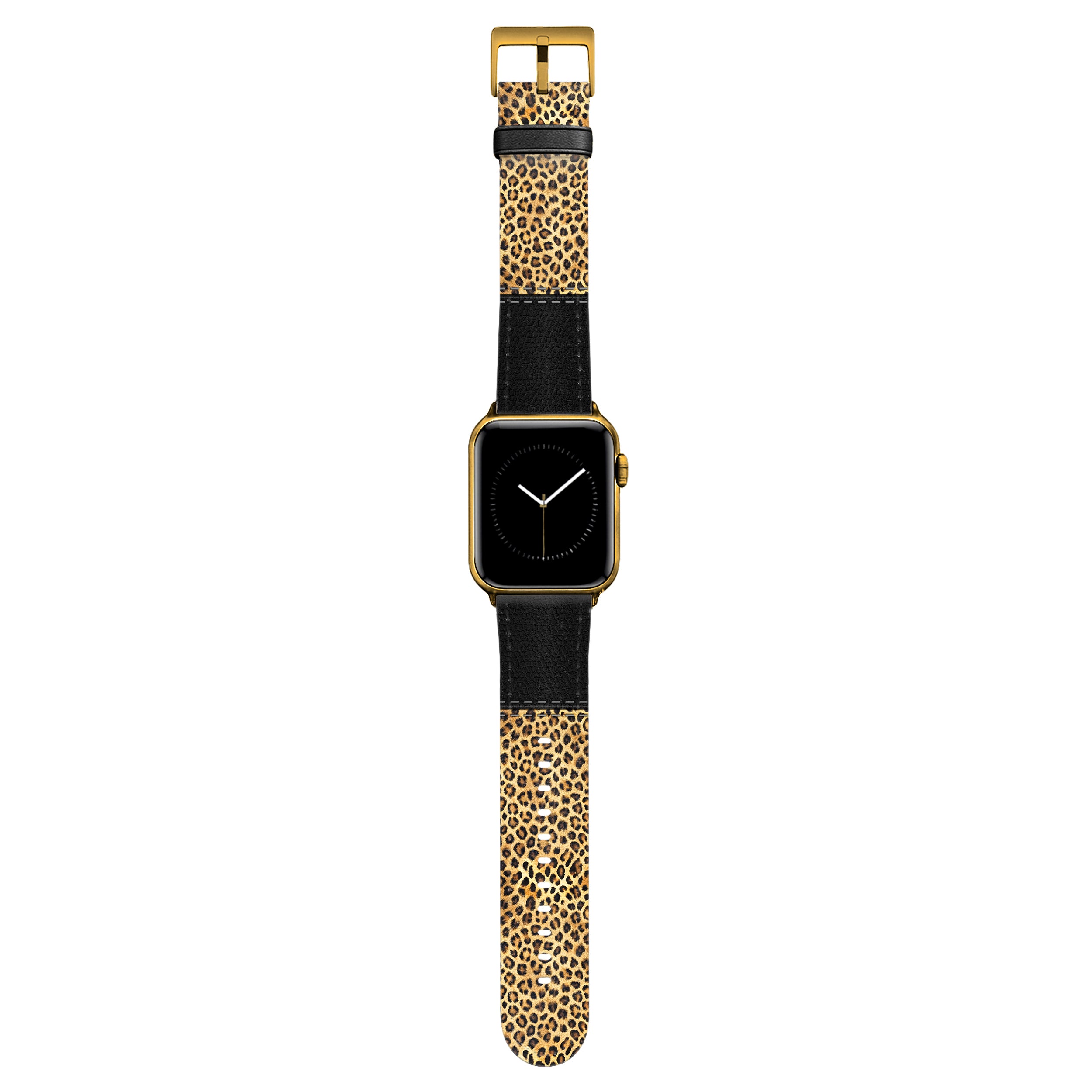Safari - Apple Watch Armband 38-41mm & 42 (ab Serie 10) 38-41mm & 42 (ab Serie 10) Matt Gold NALIA Kunstleder Armband