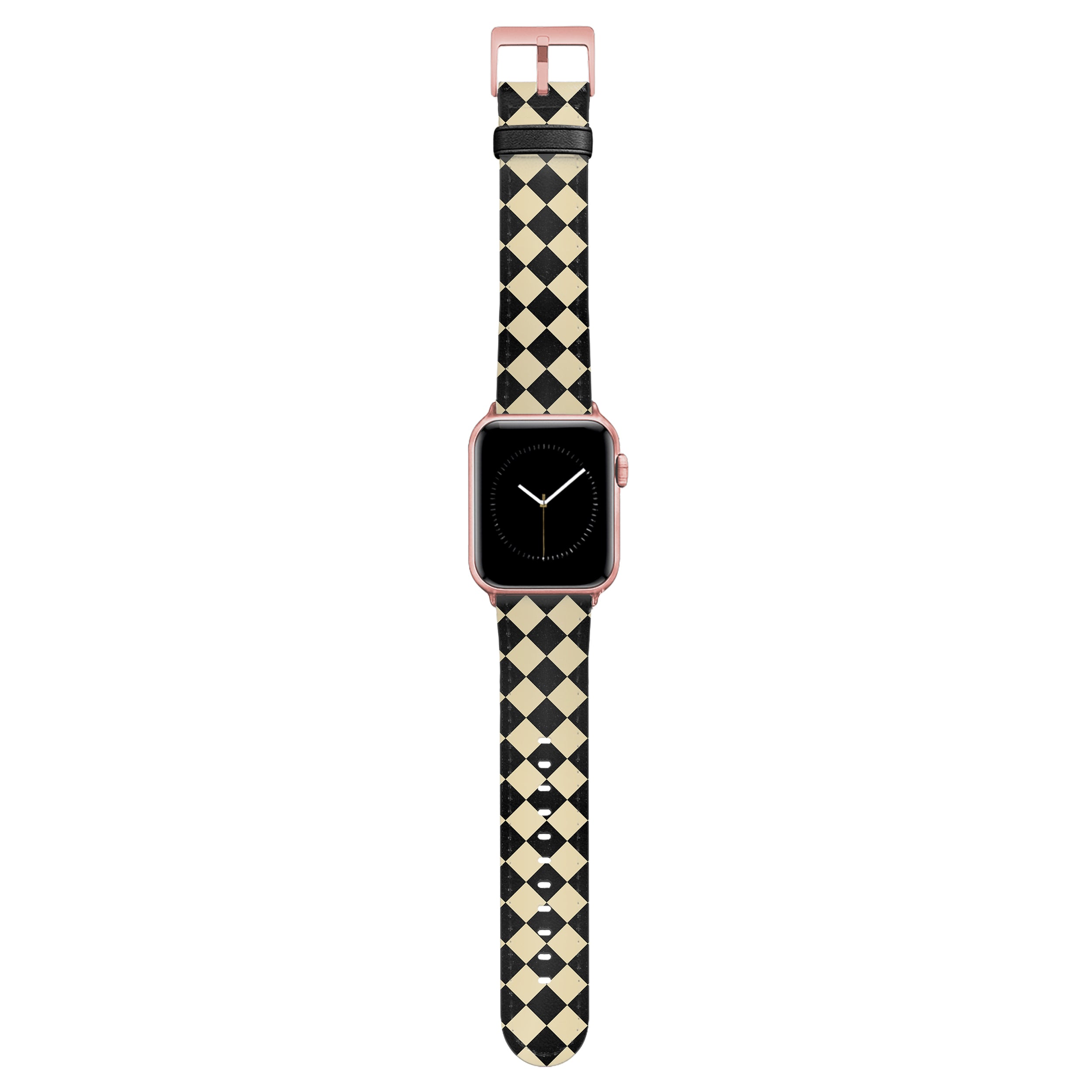 Soho - Apple Watch Armband 44-49mm & 42 (Serie 1-3) 44-49mm & 42 (Serie 1-3) Matt Rose Gold NALIA Kunstleder Armband