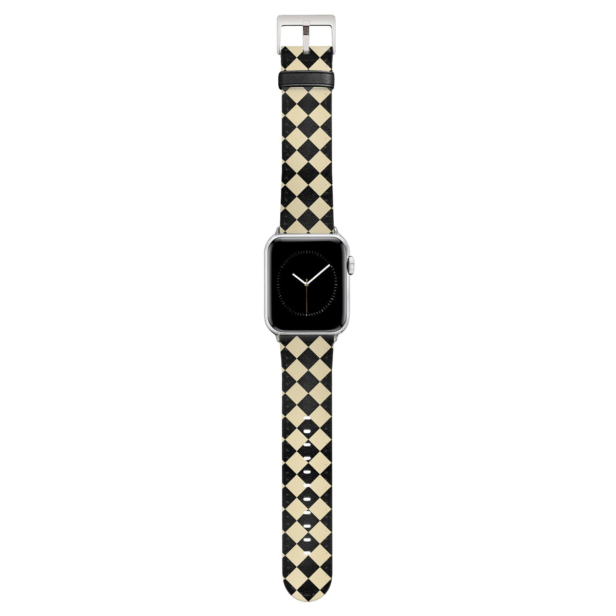 Soho - Apple Watch Armband 38-41mm & 42 (Serie 10-11) 38-41mm & 42 (Serie 10-11) Matt Silber NALIA Kunstleder Armband