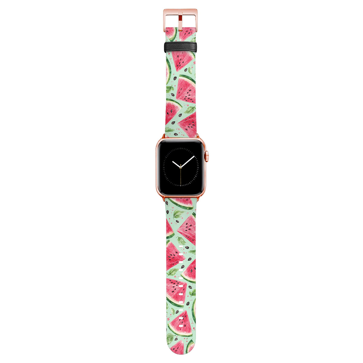 Juicy - Apple Watch Armband 38/40/41/42mm 38 40 41 42mm Matt Rose Gold NALIA Kunstleder Armband