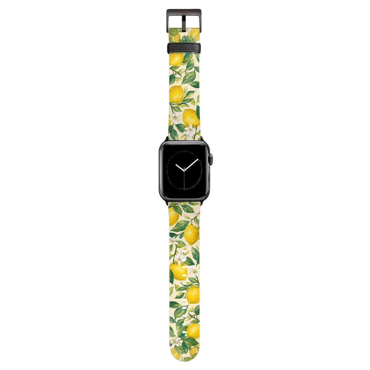 Zesty - Apple Watch Armband 38/40/41/42mm 38 40 41 42mm Matt Schwarz NALIA Kunstleder Armband