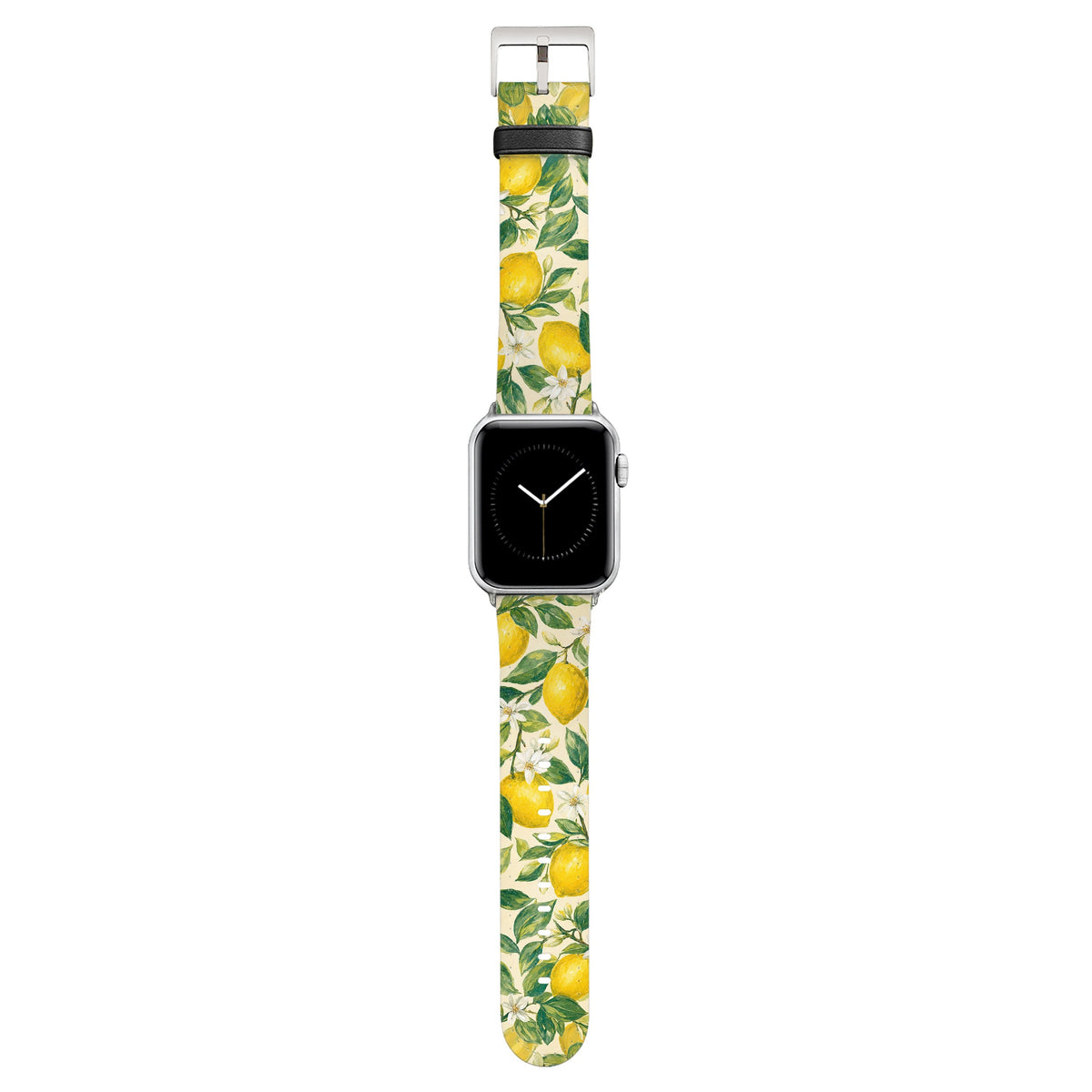 Zesty - Apple Watch Armband 38/40/41/42mm 38 40 41 42mm Matt Silber NALIA Kunstleder Armband