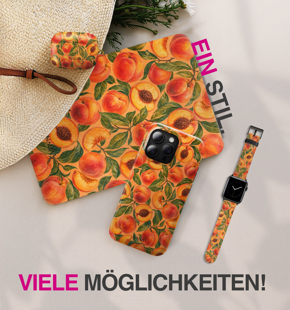 Peachy - iPhone 17 Hülle NALIA Protective Hülle
