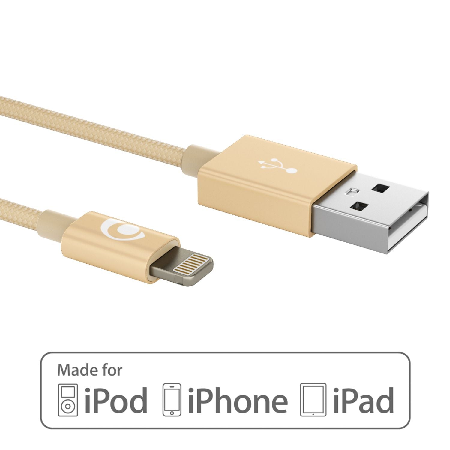 NALIA 2m USB Sync Daten Kabel für iPhone iPad iPod, Ladekabel Nylon Phone Cable