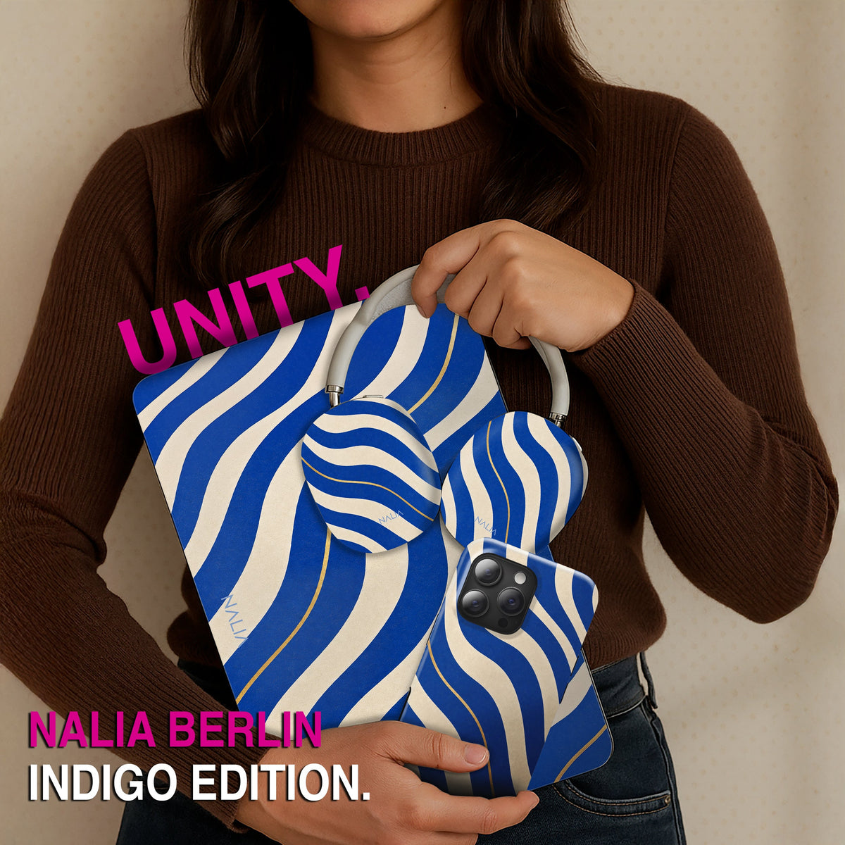 Indigo - iPhone 15 Plus Hülle NALIA Protective Hülle