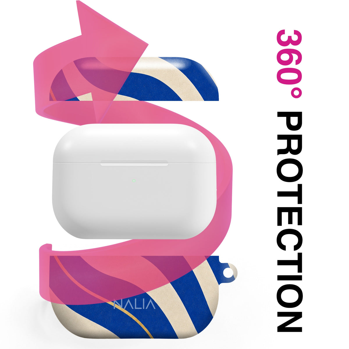 Indigo - AirPods Pro 2 Hülle NALIA Protective Hülle